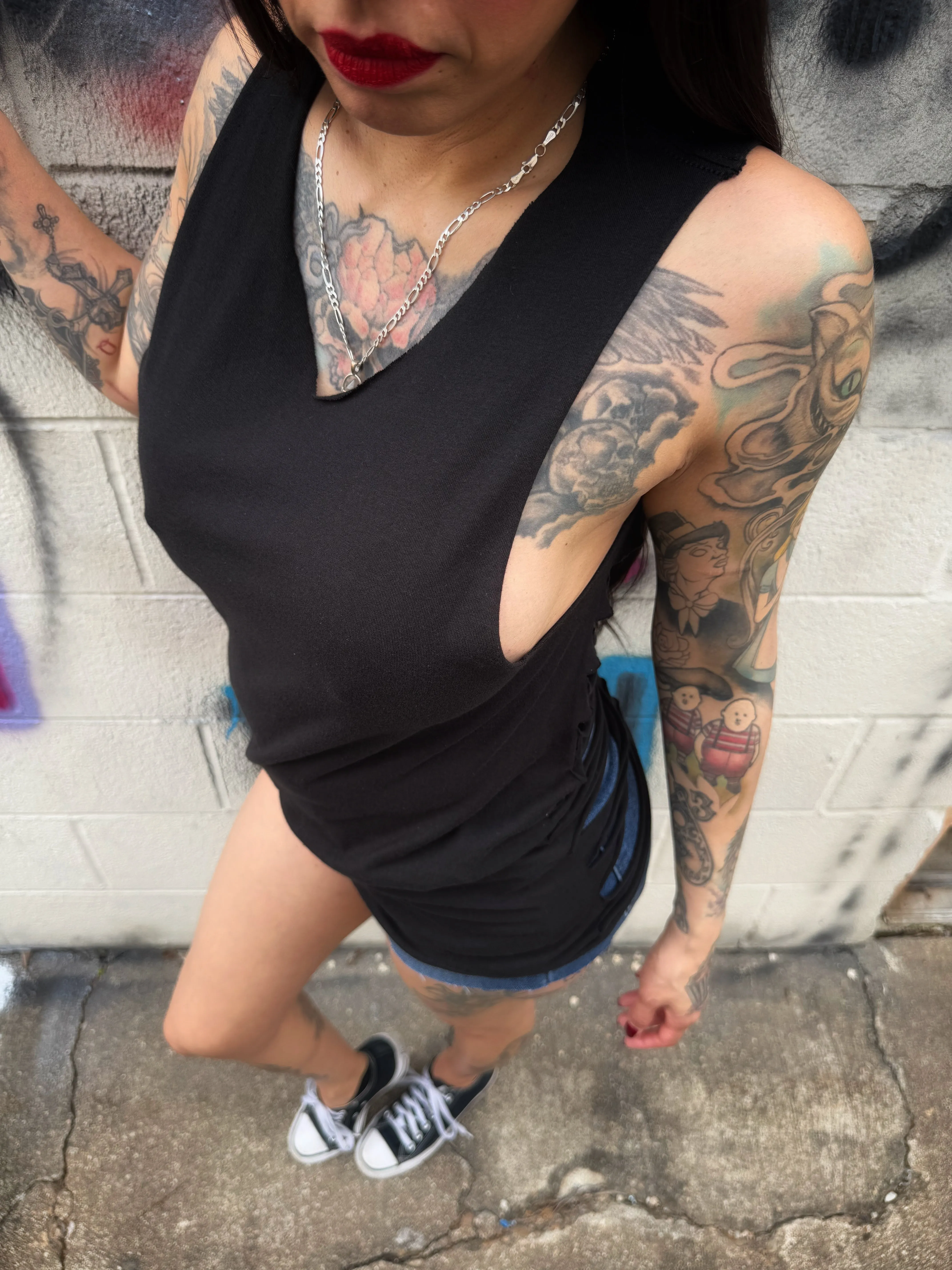 ROAD RASH BLACK TANK TOP 2.0