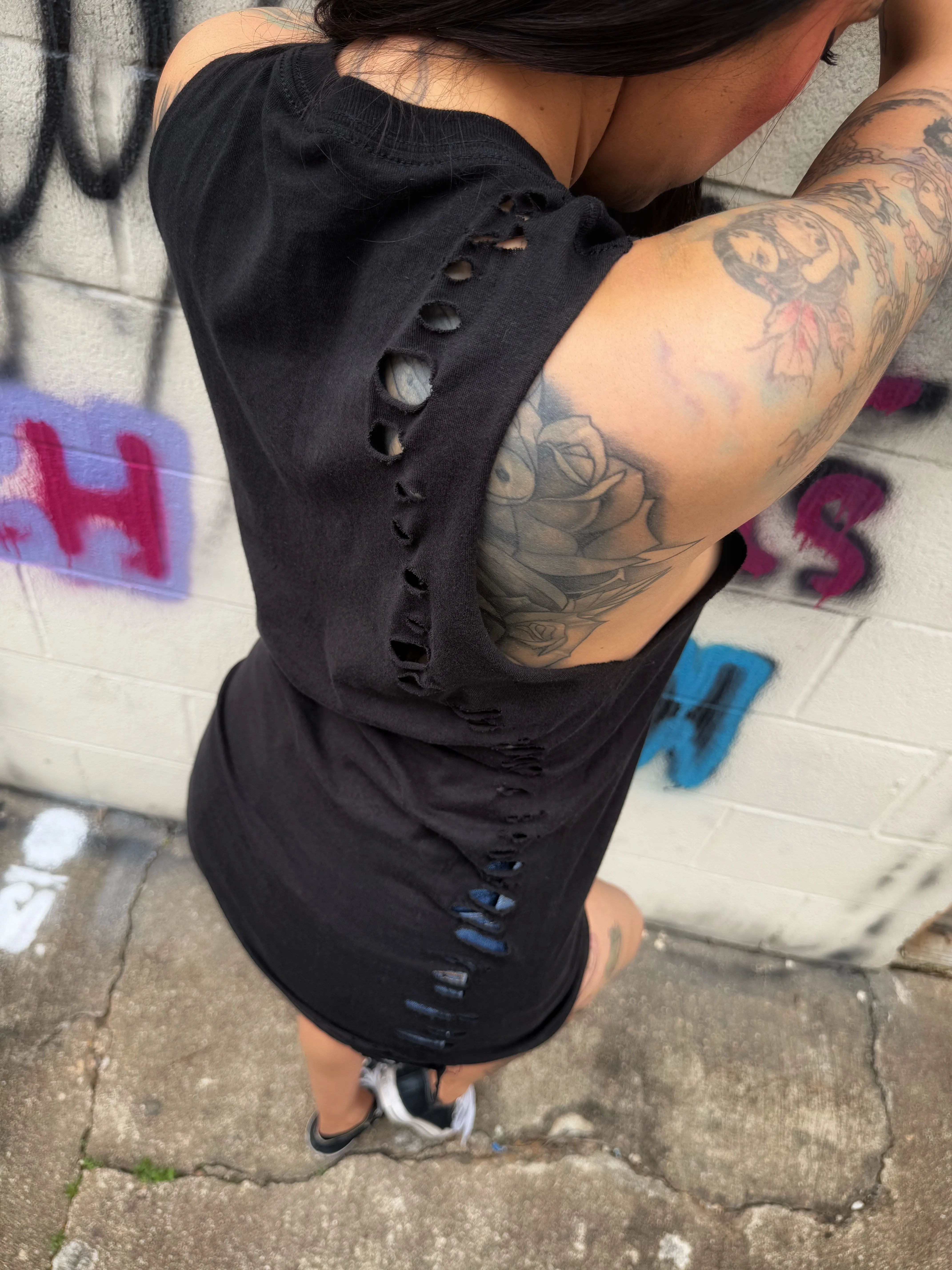 ROAD RASH BLACK TANK TOP 4.0