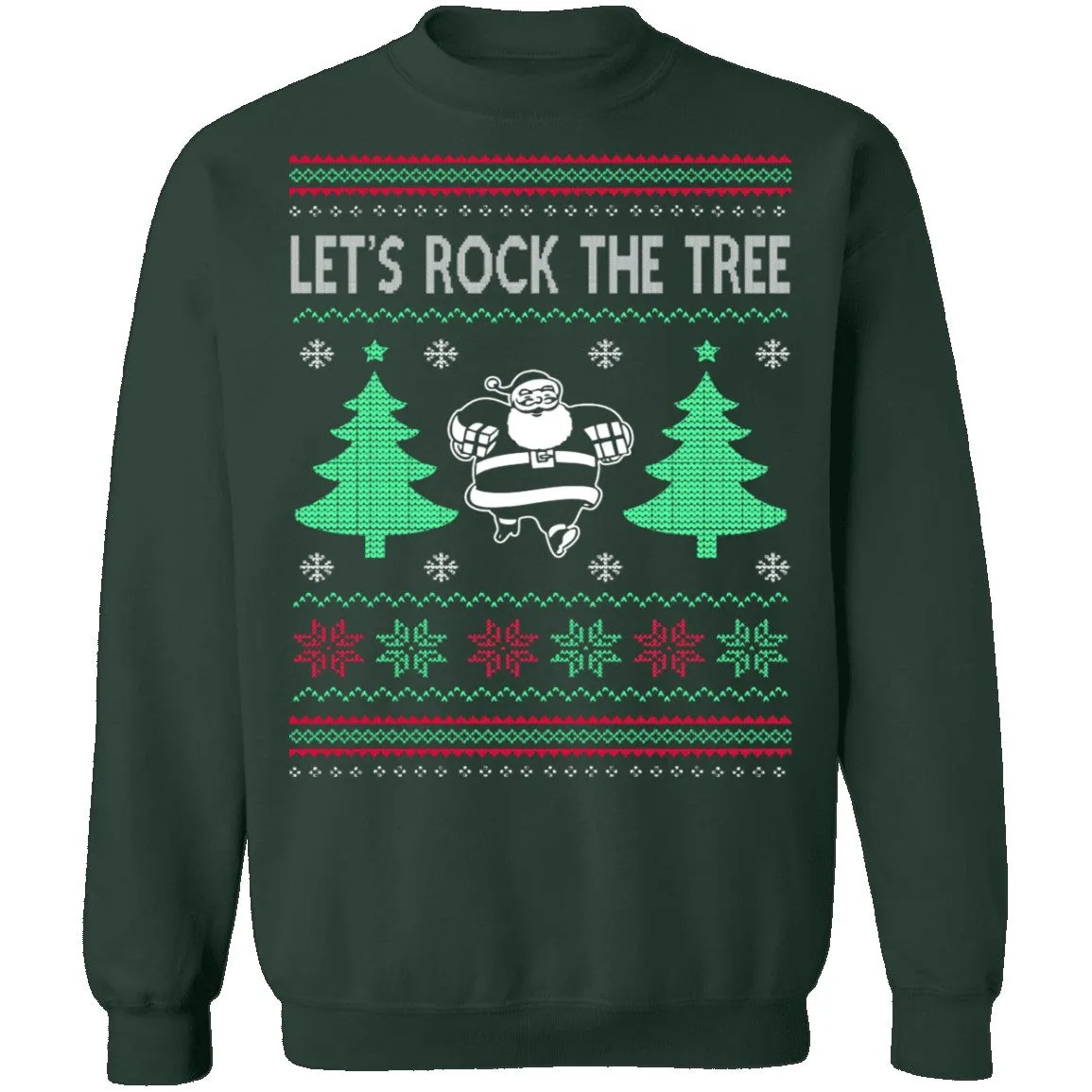 Rock The Tree Ugly Christmas Sweater
