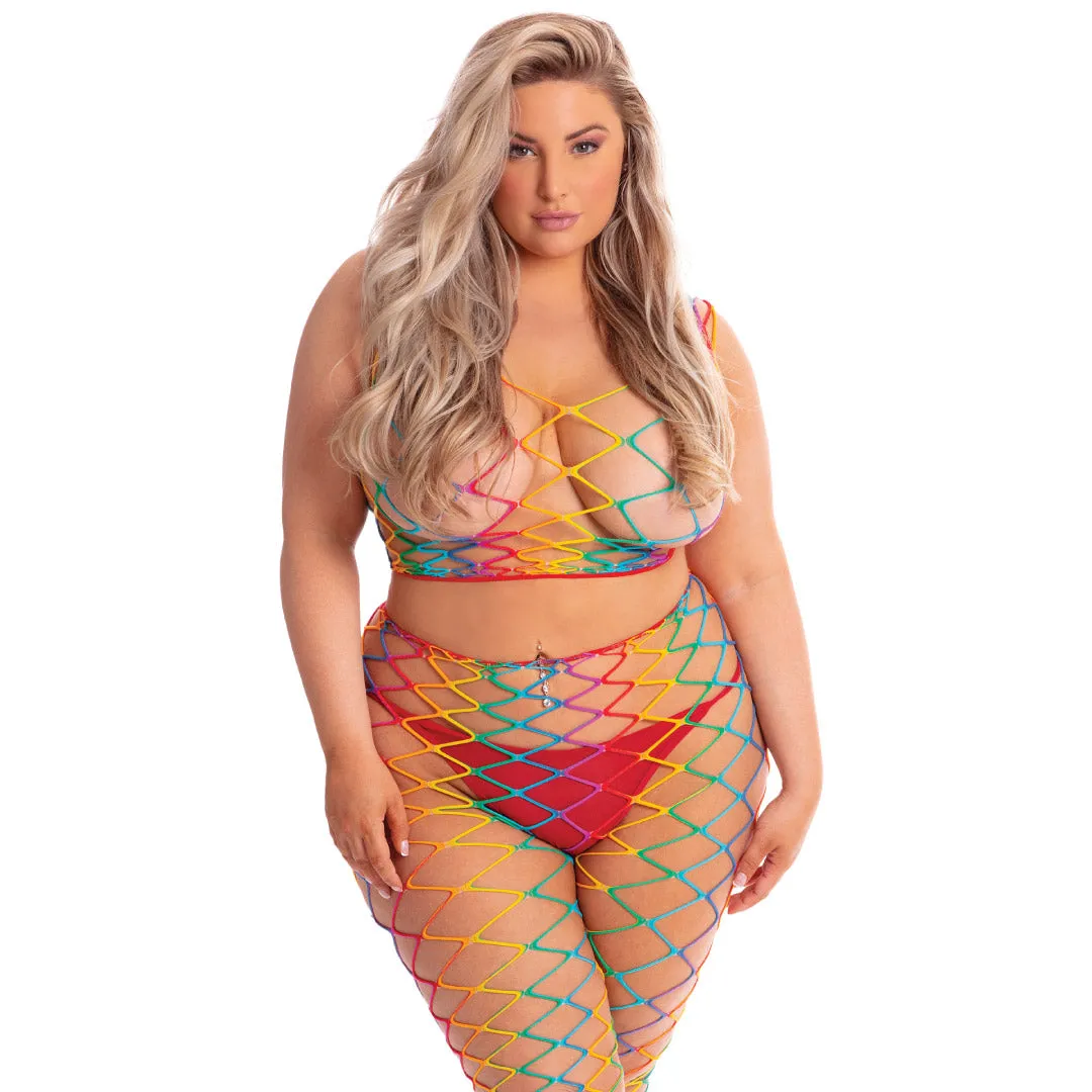 Roy G. Biv 2-Piece Bodystocking