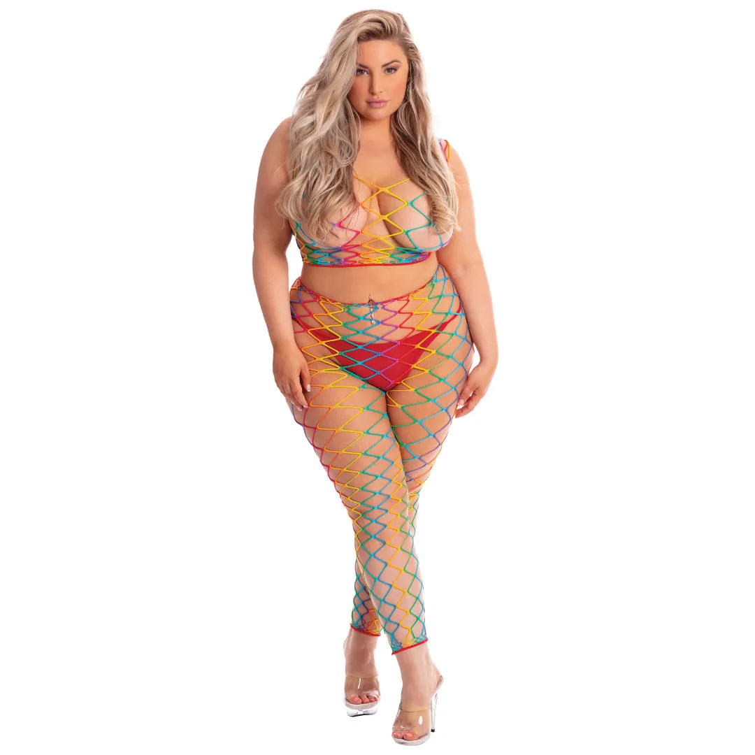 Roy G. Biv 2-Piece Bodystocking