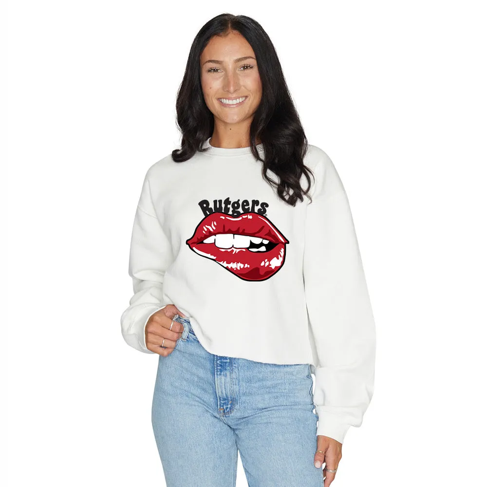 Rutgers Lips Crewneck