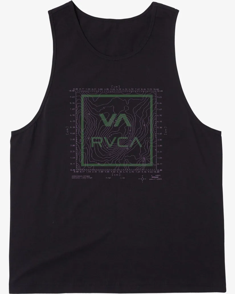 RVCA Mens Topo All The Way Tank T-Shirt