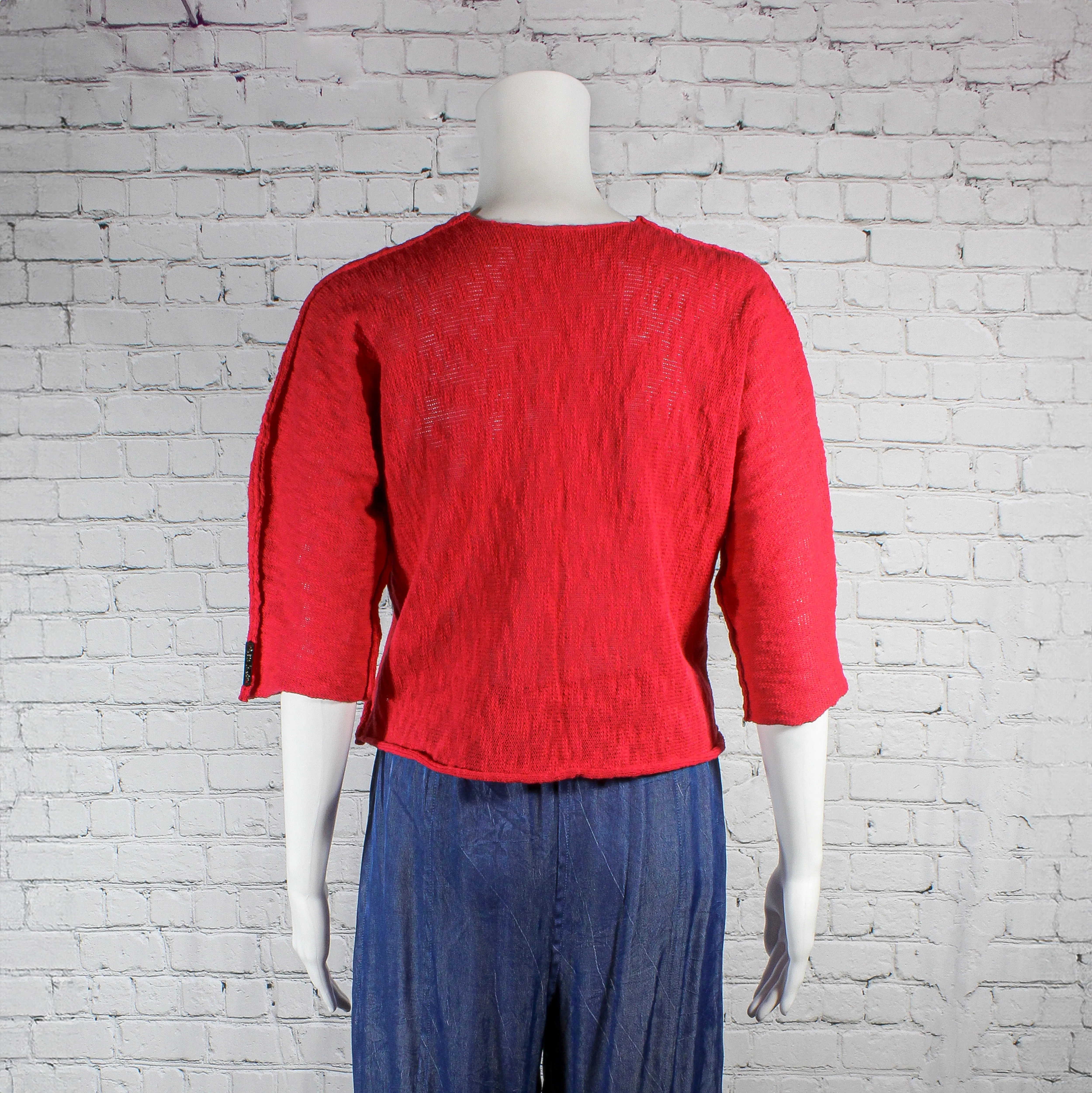 SALE! Louie Pullover Top in Red by Paper Temples
