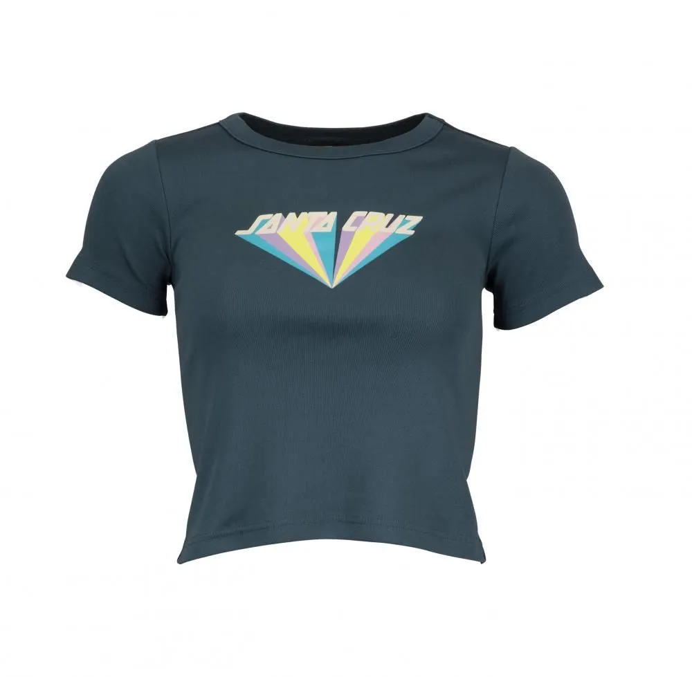 Santa Cruz Womens T-Shirt Delta Strip T-Shirt - French Navy