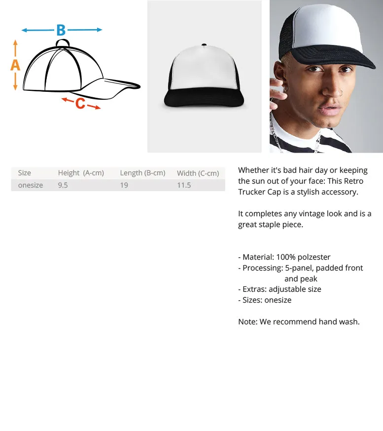 SAOR | "Logo" | Black & White Trucker Cap