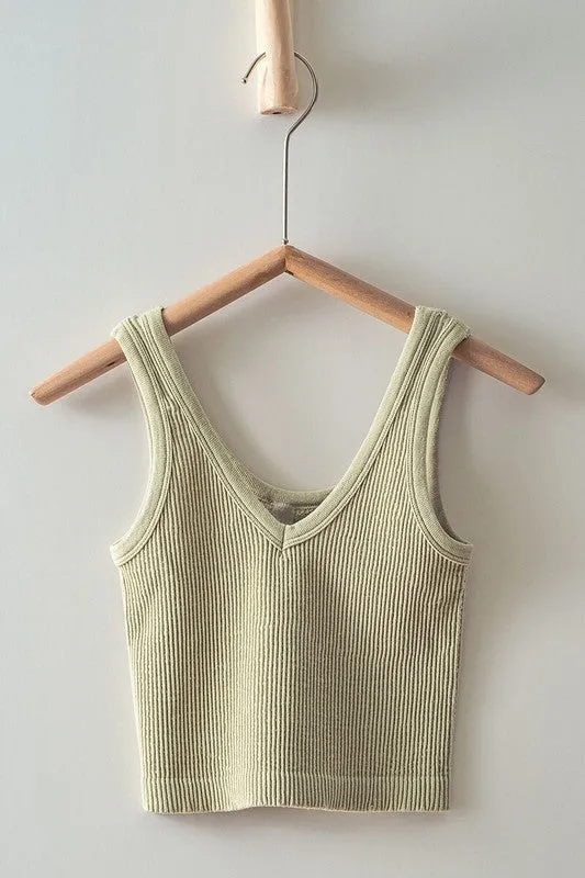 SEAMLESS CROP TANK TOP