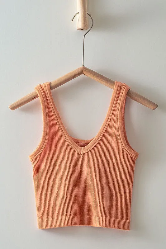 SEAMLESS CROP TANK TOP