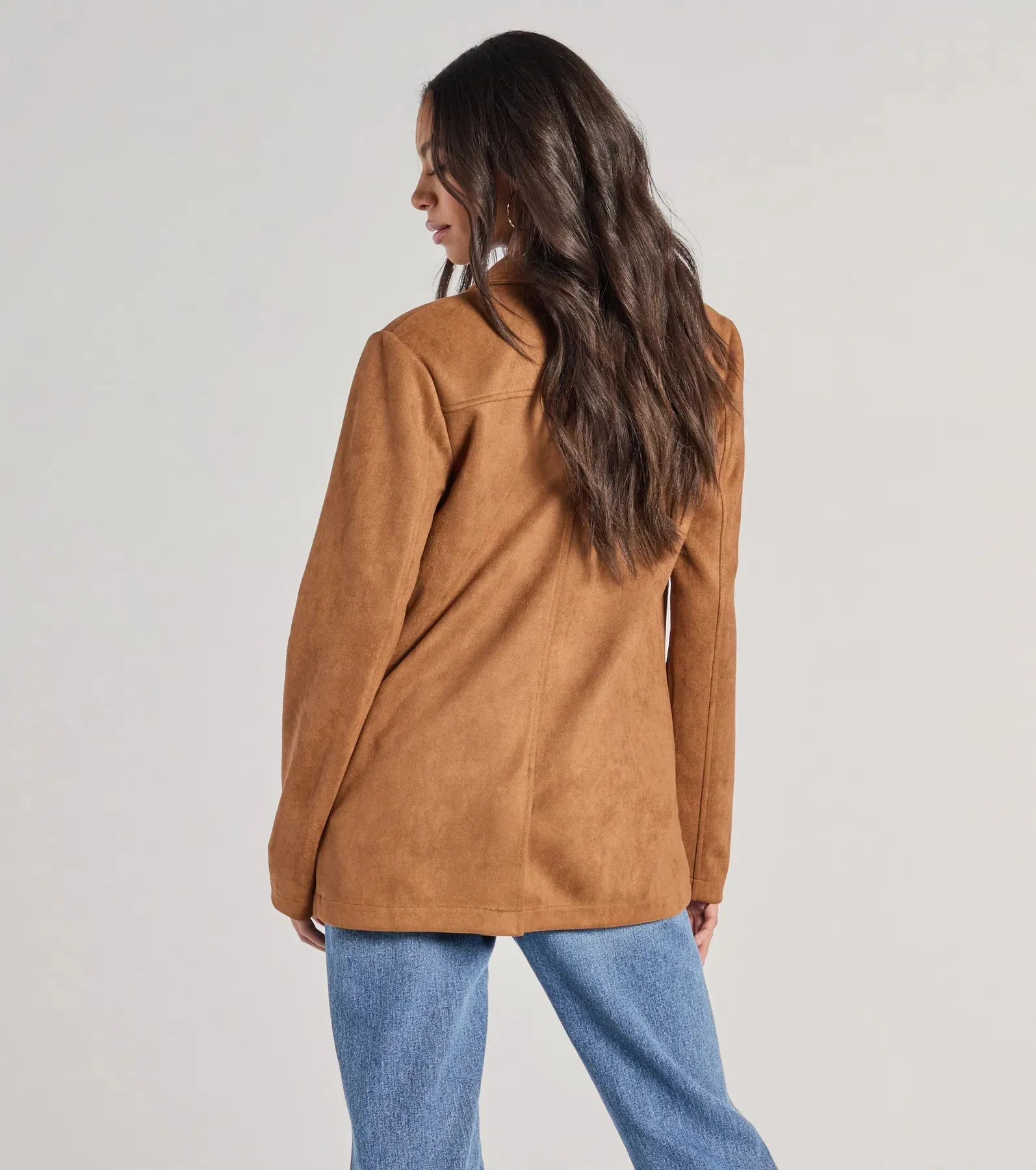 Seasonal Favorite Faux Suede Shacket