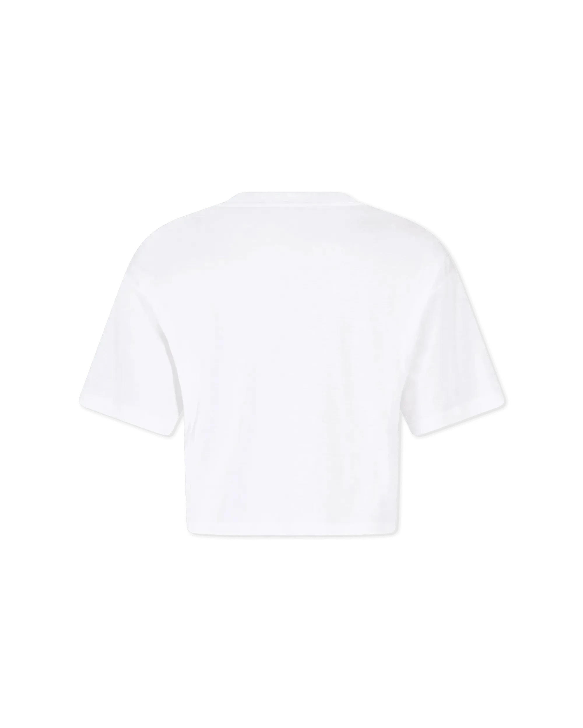 Sequinned Logo Cropped T-Shirt