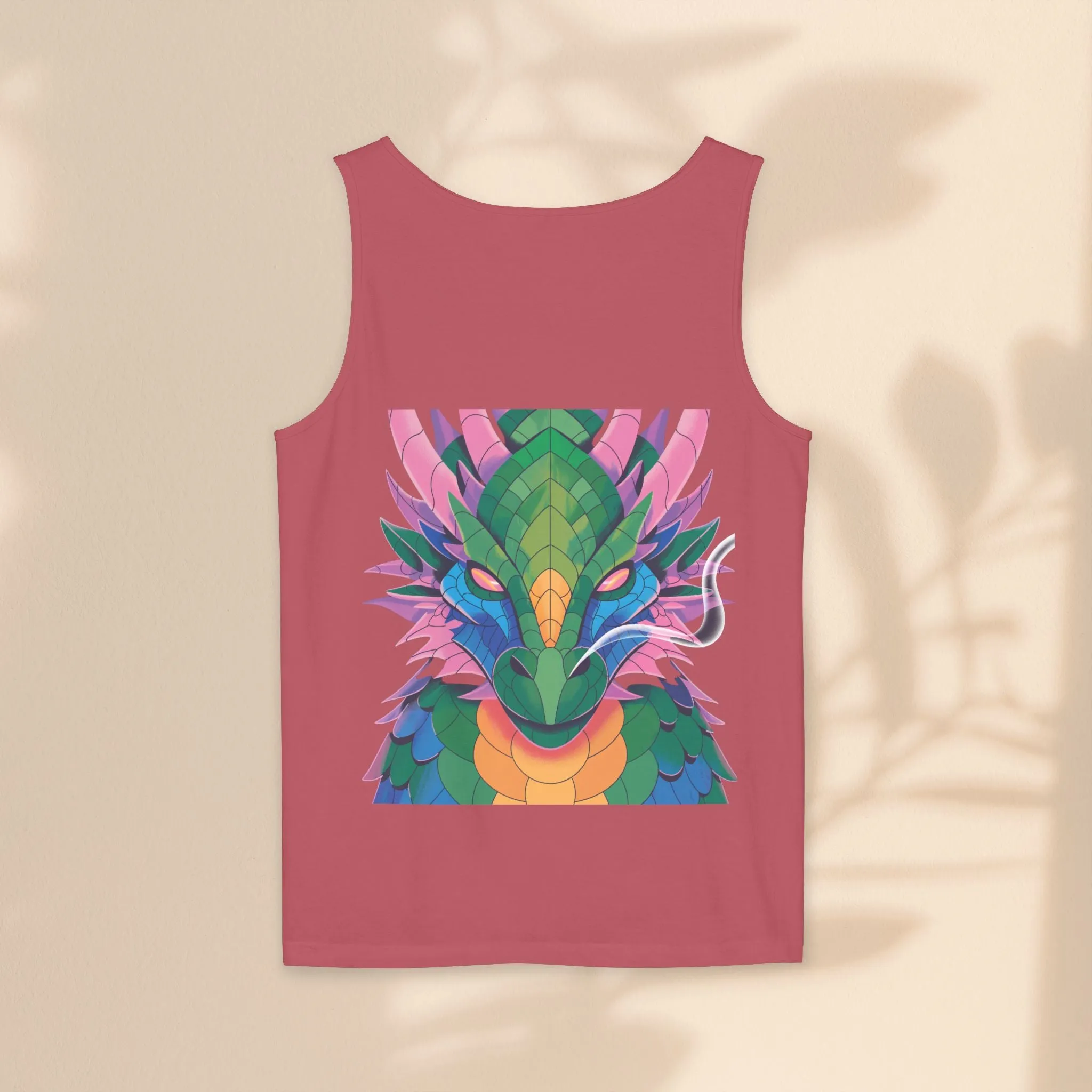 Serapha Dragon Graphic Unisex Tank Top - Perfect for Summer Festivities or Casual Wear