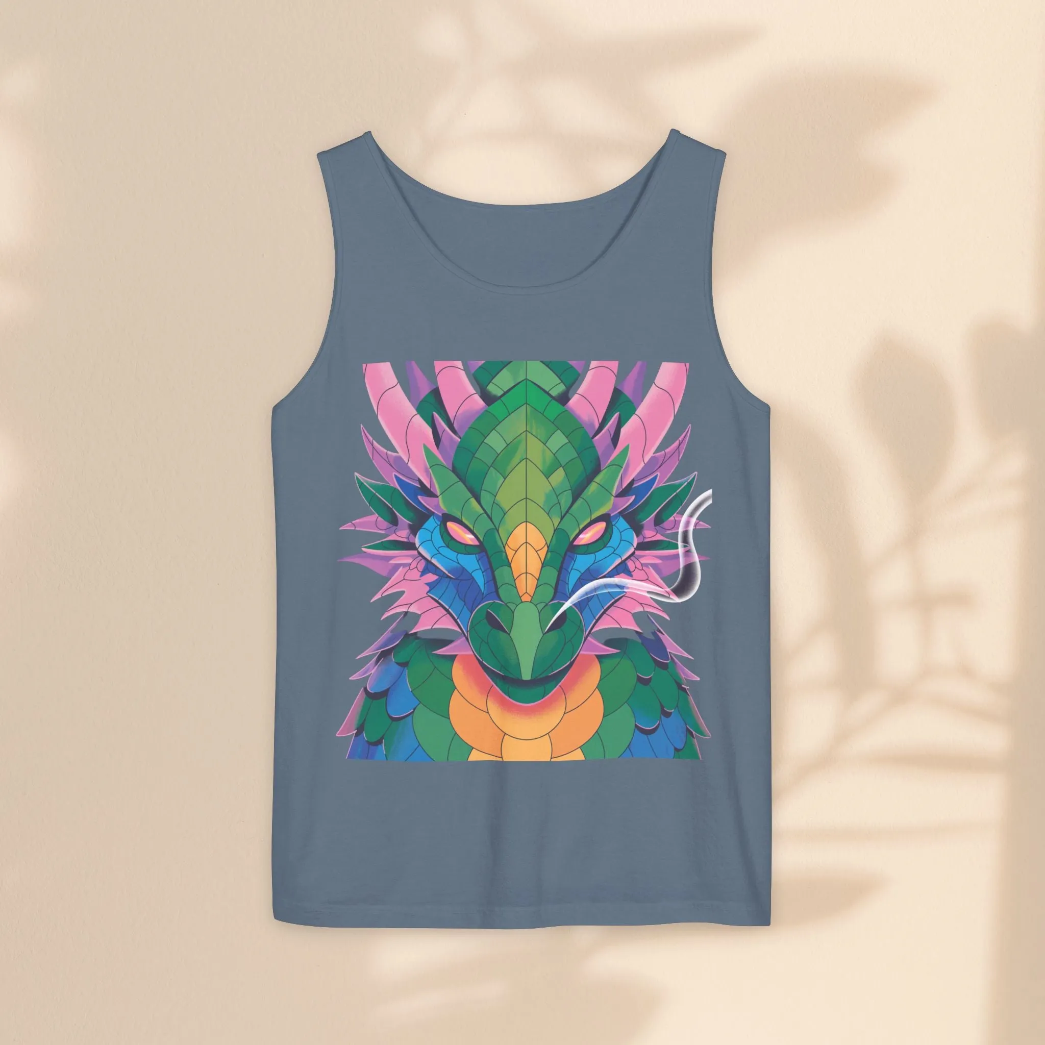 Serapha Dragon Graphic Unisex Tank Top - Perfect for Summer Festivities or Casual Wear