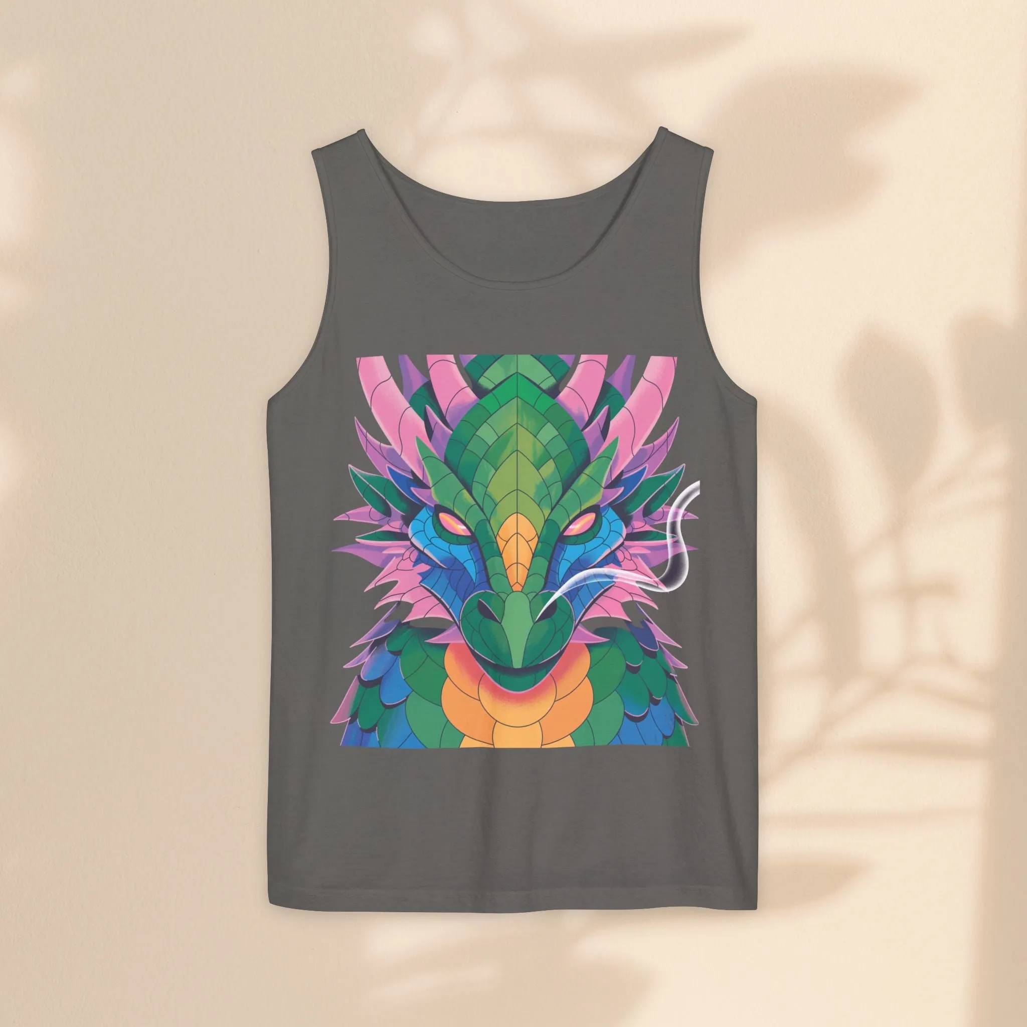 Serapha Dragon Graphic Unisex Tank Top - Perfect for Summer Festivities or Casual Wear