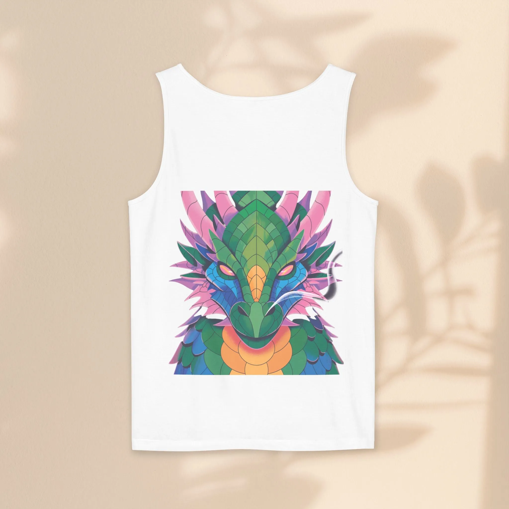 Serapha Dragon Graphic Unisex Tank Top - Perfect for Summer Festivities or Casual Wear