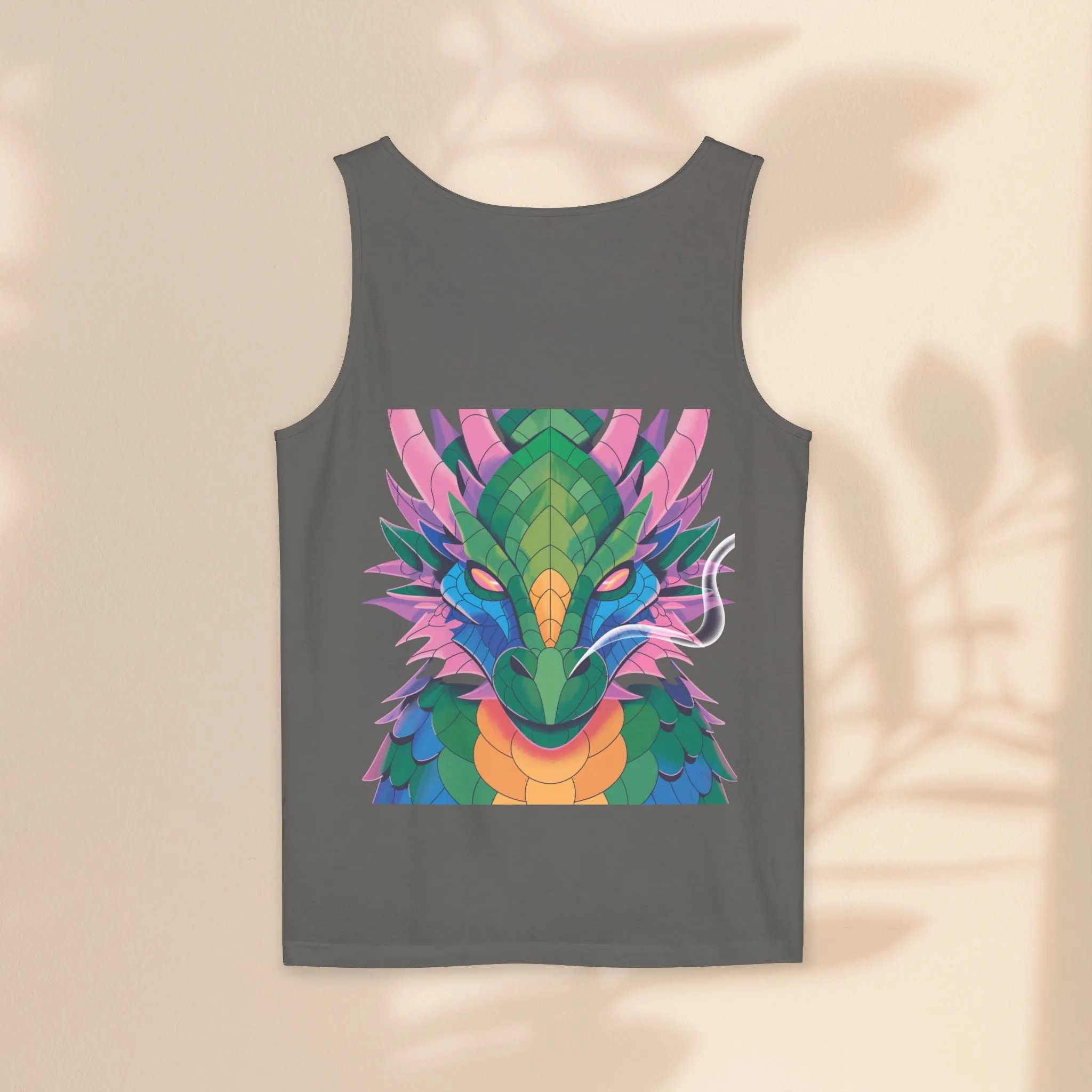 Serapha Dragon Graphic Unisex Tank Top - Perfect for Summer Festivities or Casual Wear