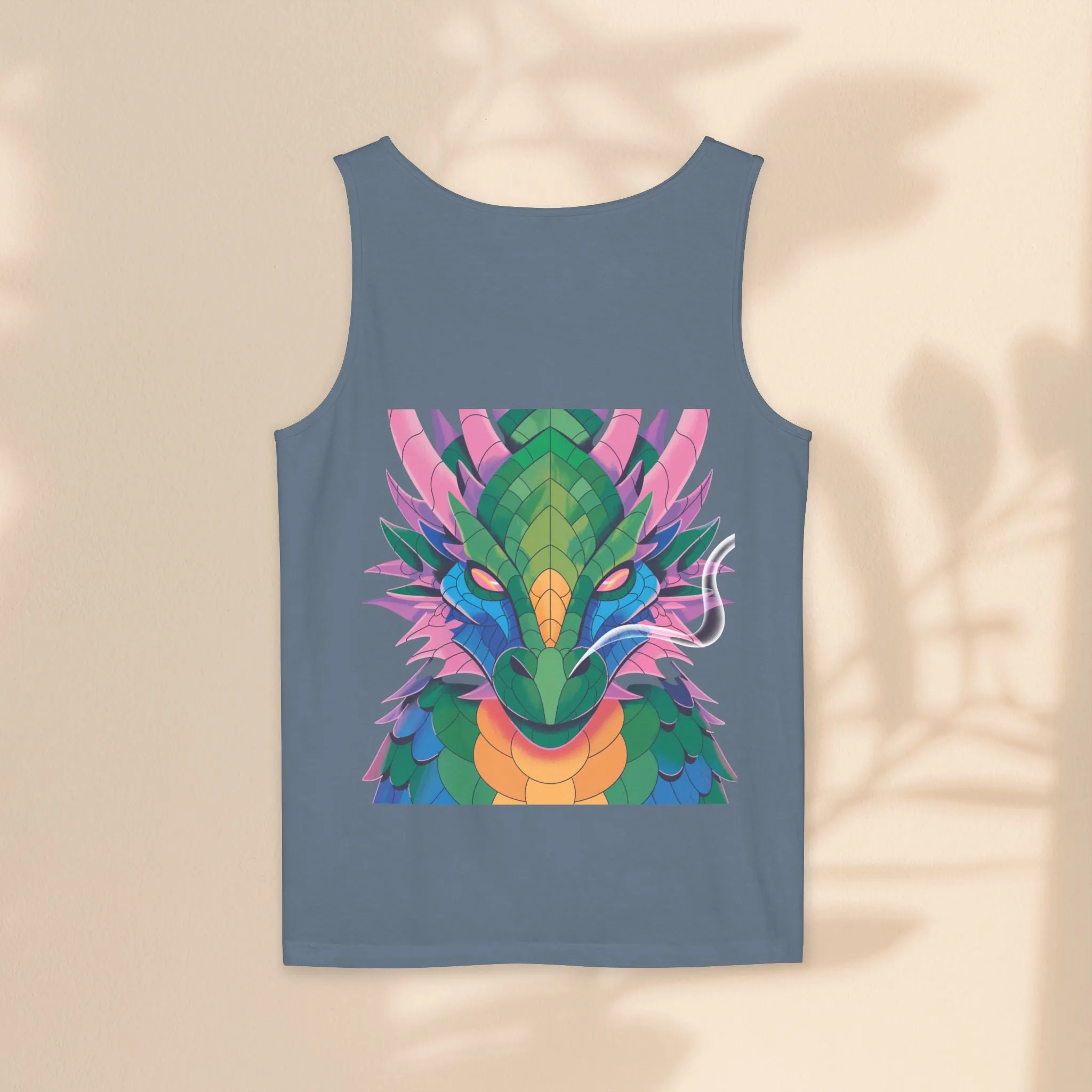Serapha Dragon Graphic Unisex Tank Top - Perfect for Summer Festivities or Casual Wear