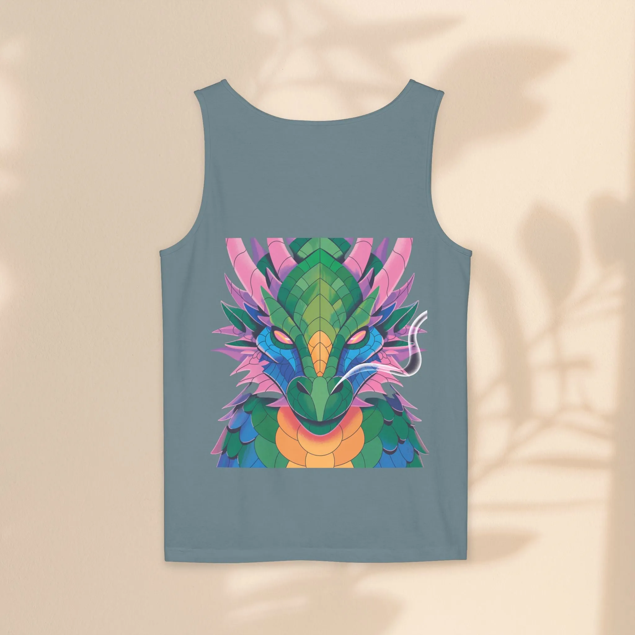 Serapha Dragon Graphic Unisex Tank Top - Perfect for Summer Festivities or Casual Wear
