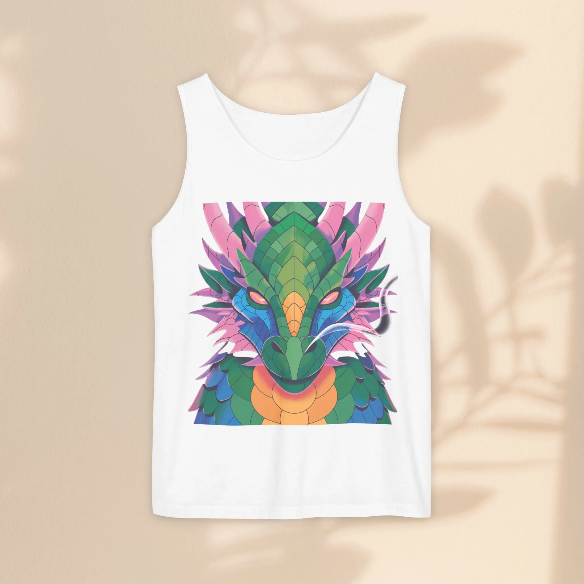 Serapha Dragon Graphic Unisex Tank Top - Perfect for Summer Festivities or Casual Wear
