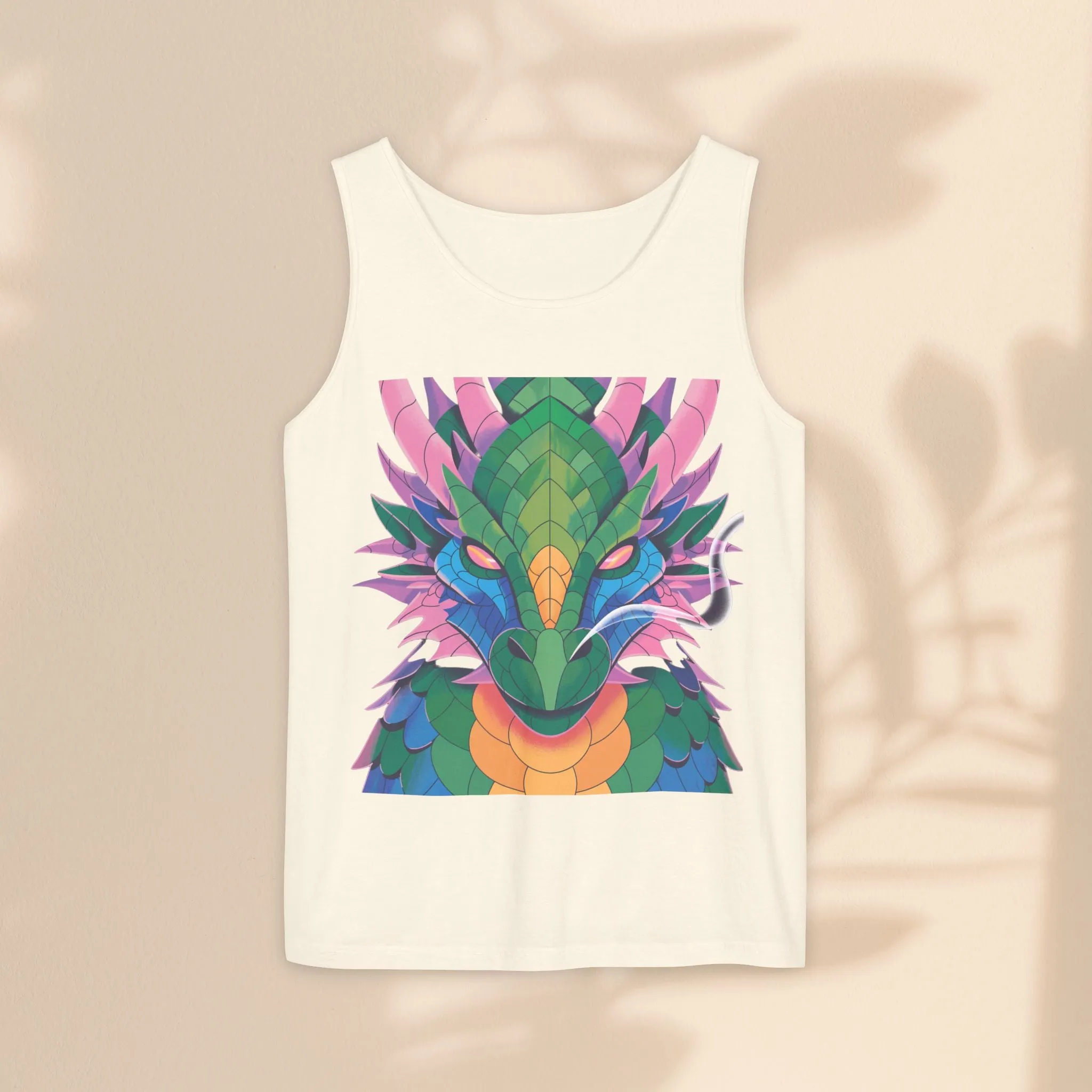 Serapha Dragon Graphic Unisex Tank Top - Perfect for Summer Festivities or Casual Wear