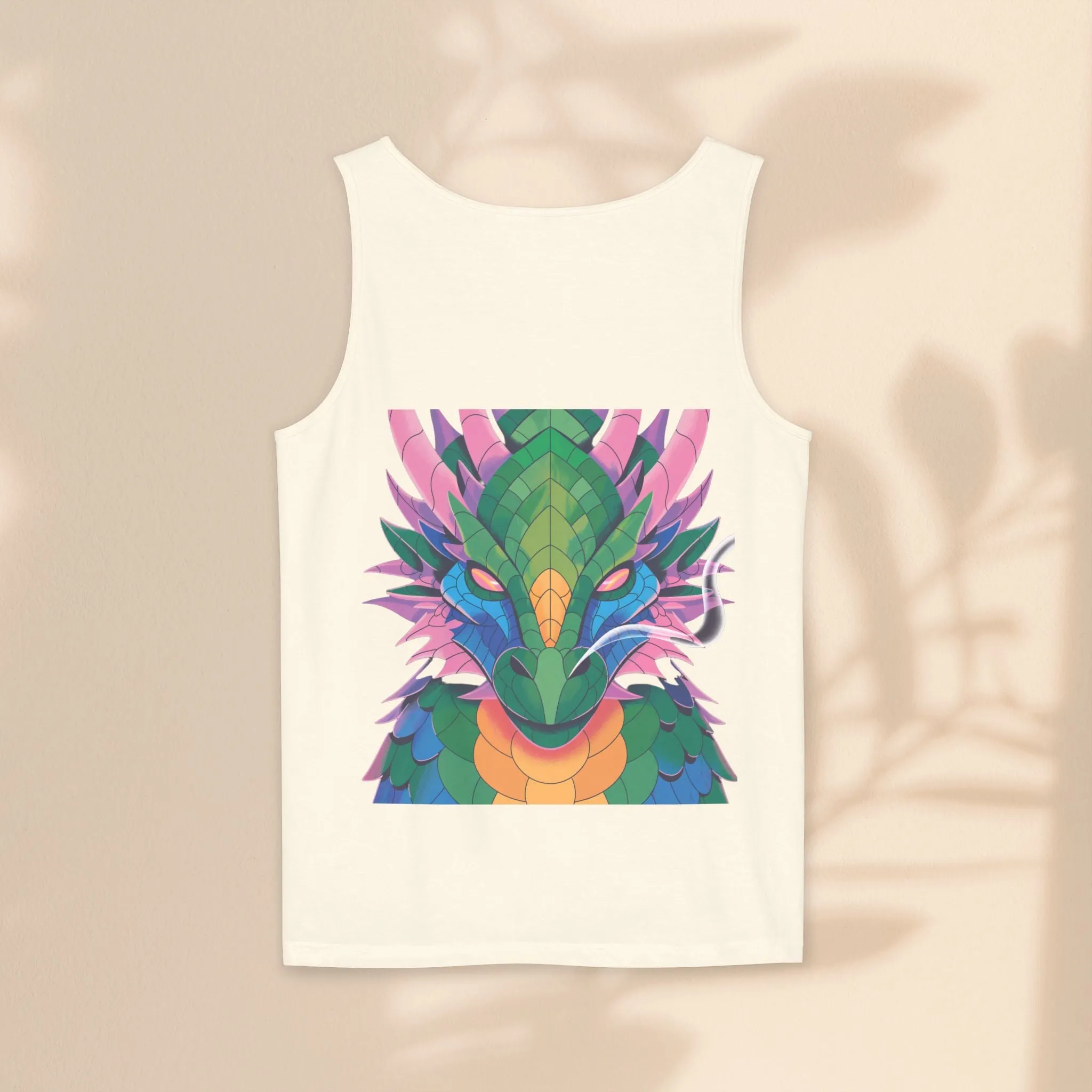 Serapha Dragon Graphic Unisex Tank Top - Perfect for Summer Festivities or Casual Wear