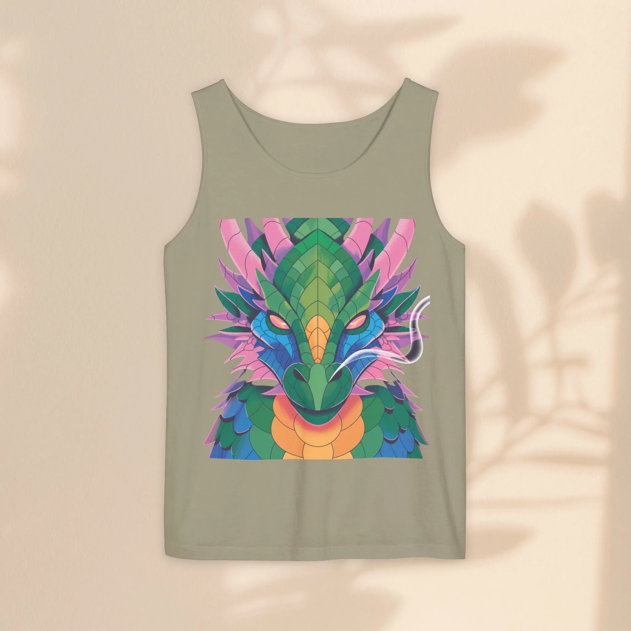 Serapha Dragon Graphic Unisex Tank Top - Perfect for Summer Festivities or Casual Wear
