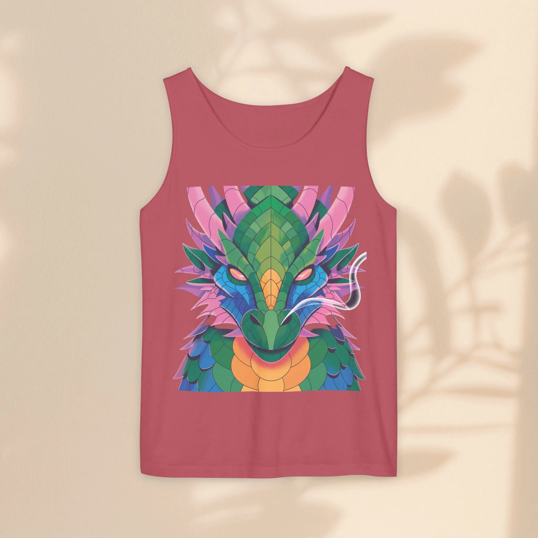 Serapha Dragon Graphic Unisex Tank Top - Perfect for Summer Festivities or Casual Wear