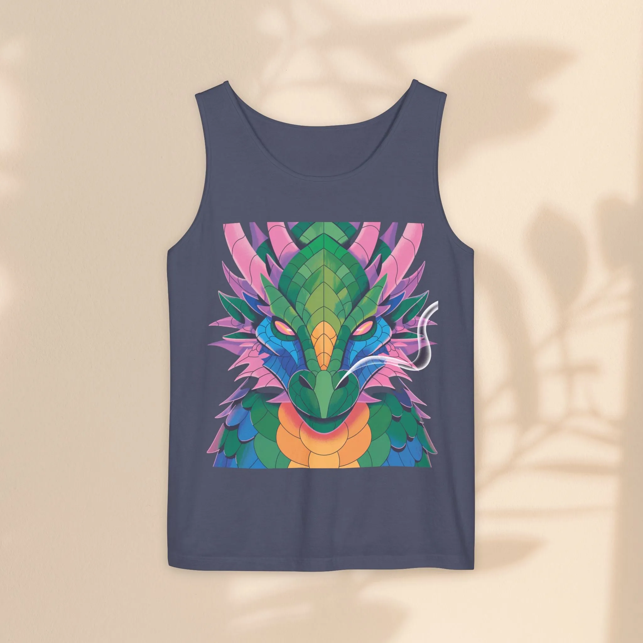 Serapha Dragon Graphic Unisex Tank Top - Perfect for Summer Festivities or Casual Wear