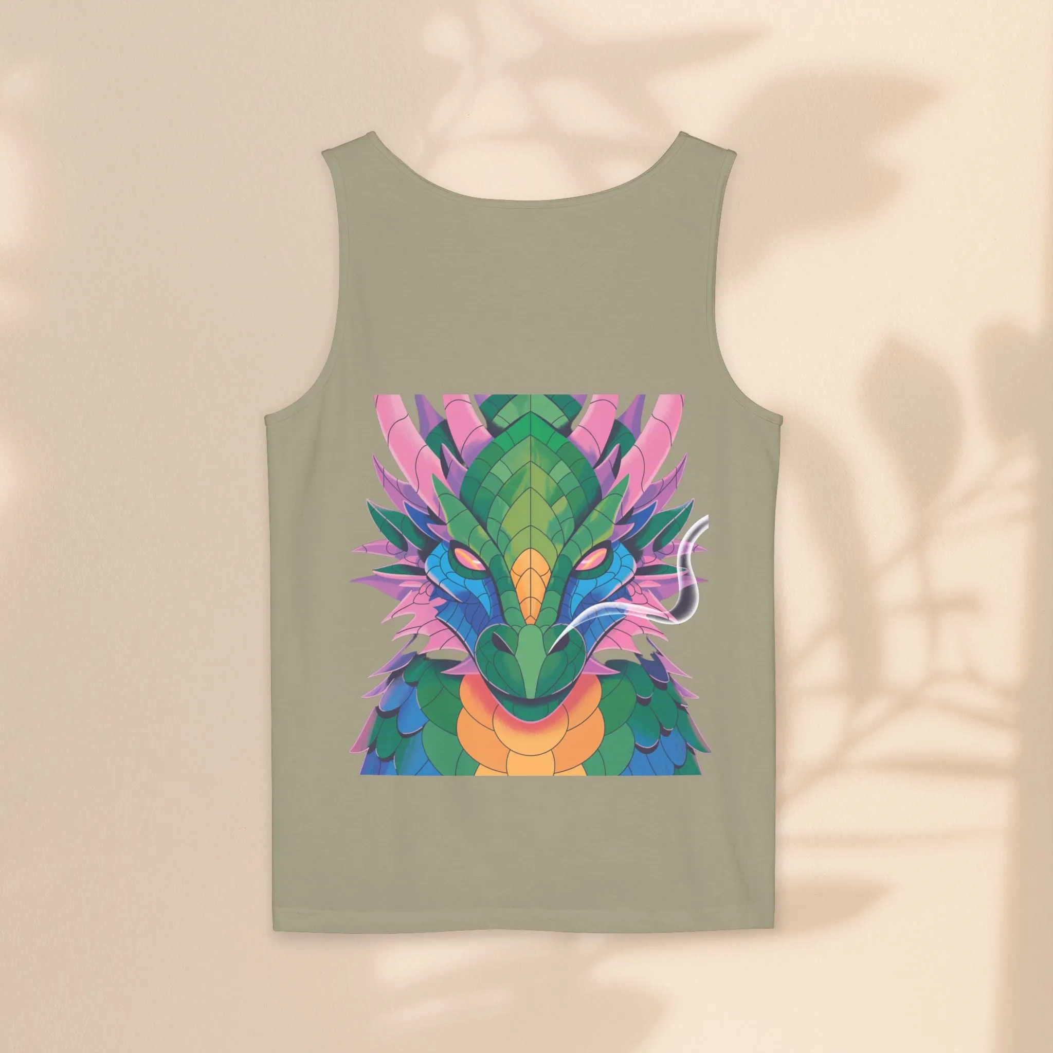Serapha Dragon Graphic Unisex Tank Top - Perfect for Summer Festivities or Casual Wear
