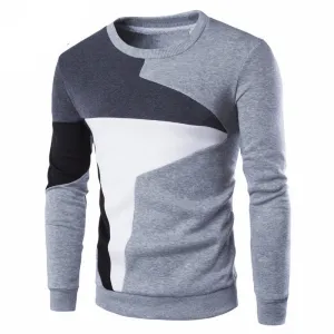 Seven Joe. fashion mens hoodies100%cotton fleece patchwork causal unique print men clothing sportswear