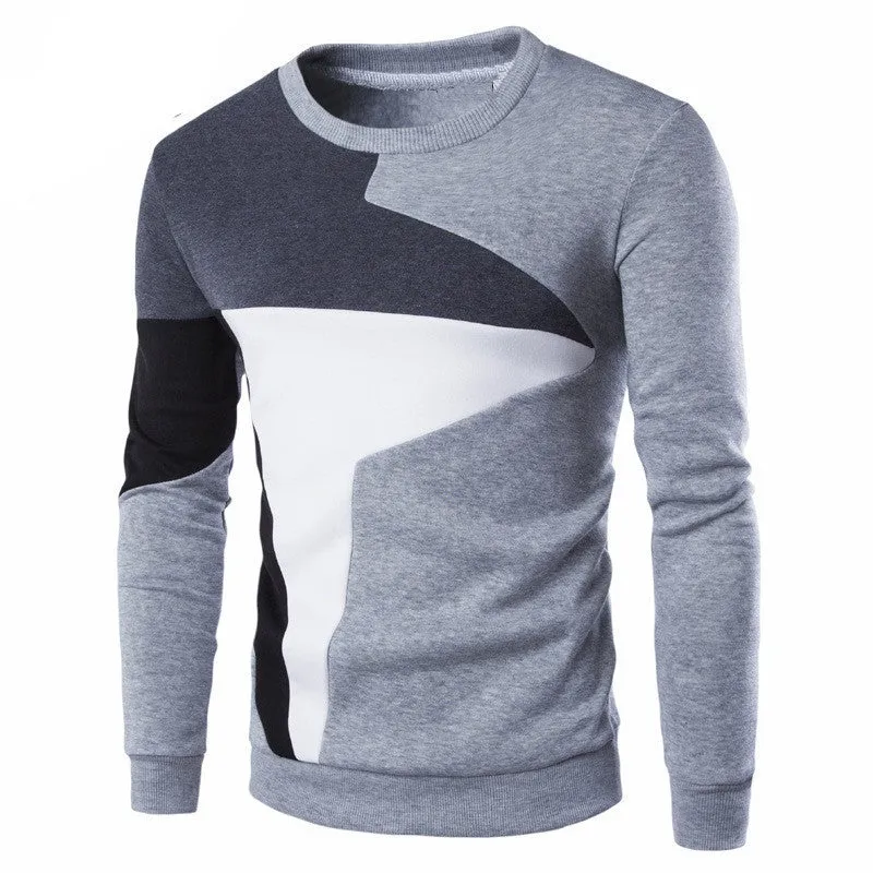 Seven Joe. fashion mens hoodies100%cotton fleece patchwork causal unique print men clothing sportswear