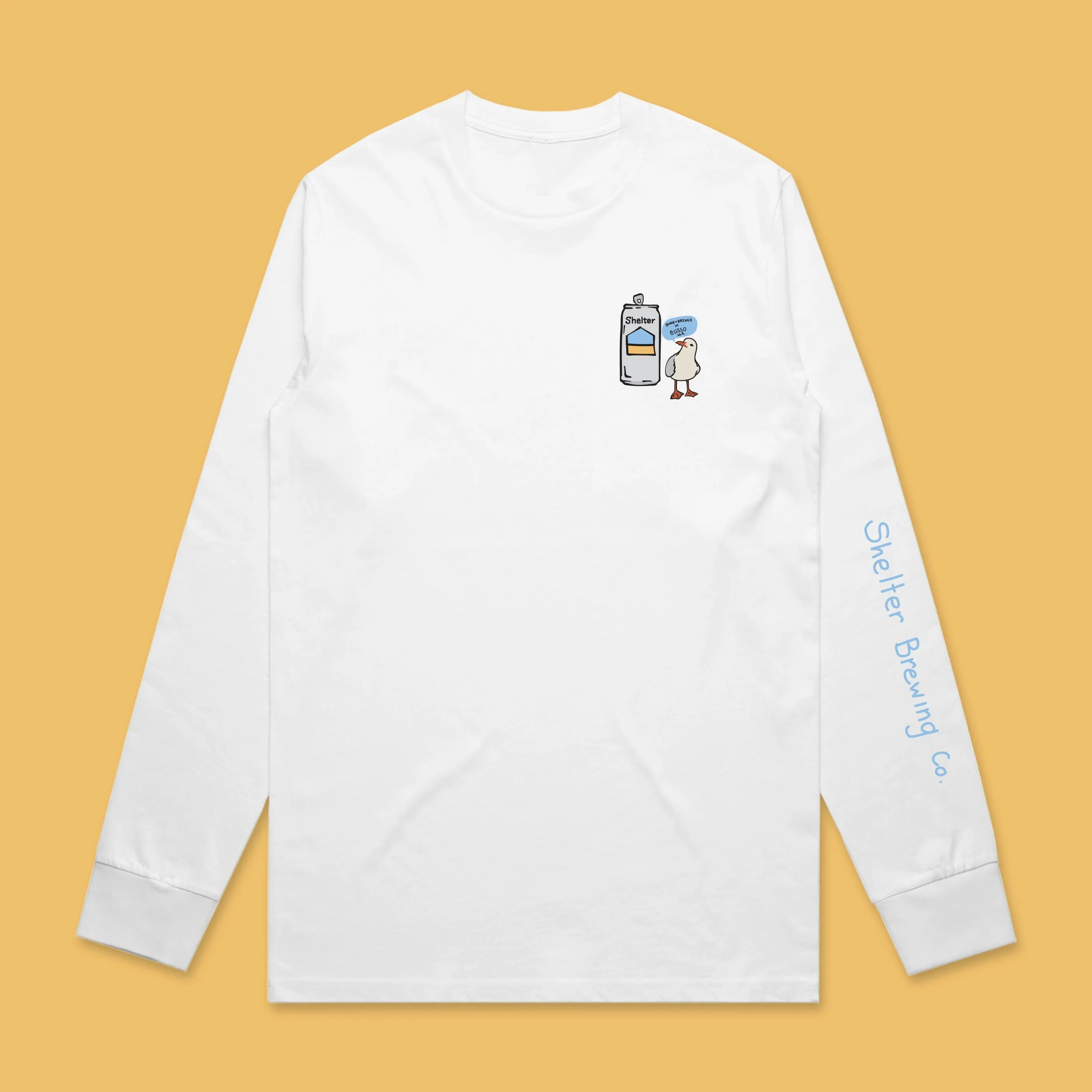 Shelter Long Sleeve Gull Tee