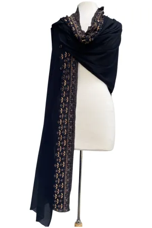 Sienna Long And Wide Sheer Shawl Stole Wrap Cover