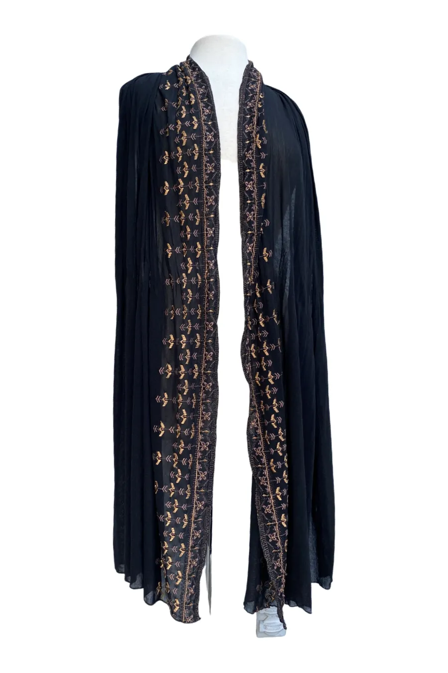 Sienna Long And Wide Sheer Shawl Stole Wrap Cover