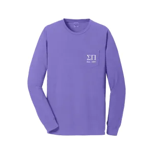 Sigma Pi Long Sleeve Pocket Tee
