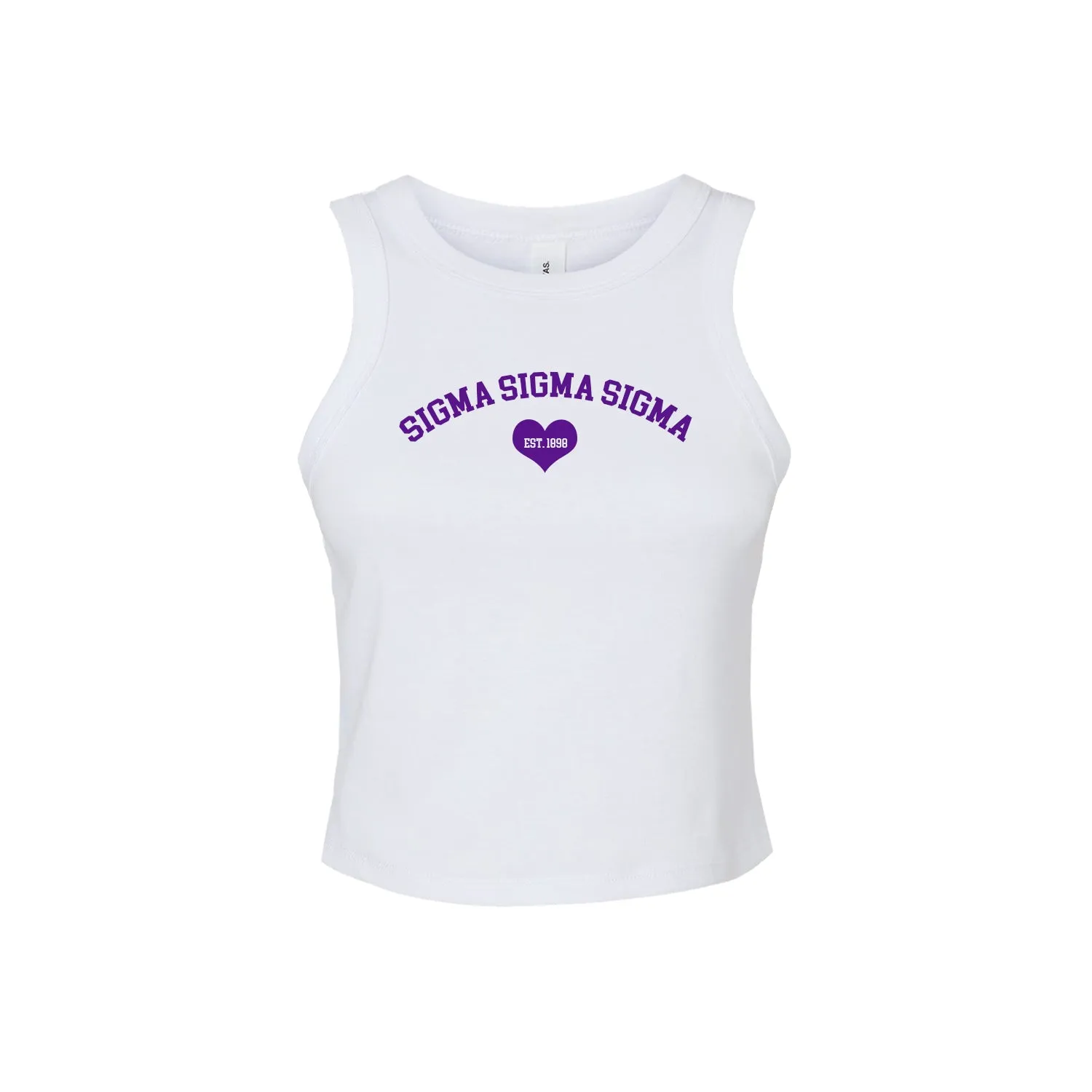 Sigma Sigma Sigma Cropped Tank Top