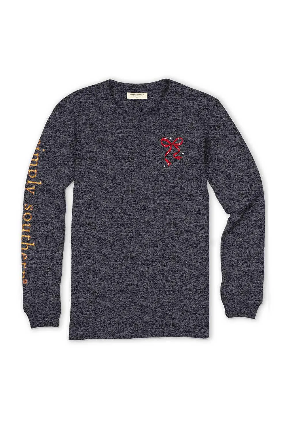 Simply Southern Long Sleeve Y’all Are Nuts T-Shirt for Women in Dark Heather Grey | LS-NUTS-CHARCOALHTHR