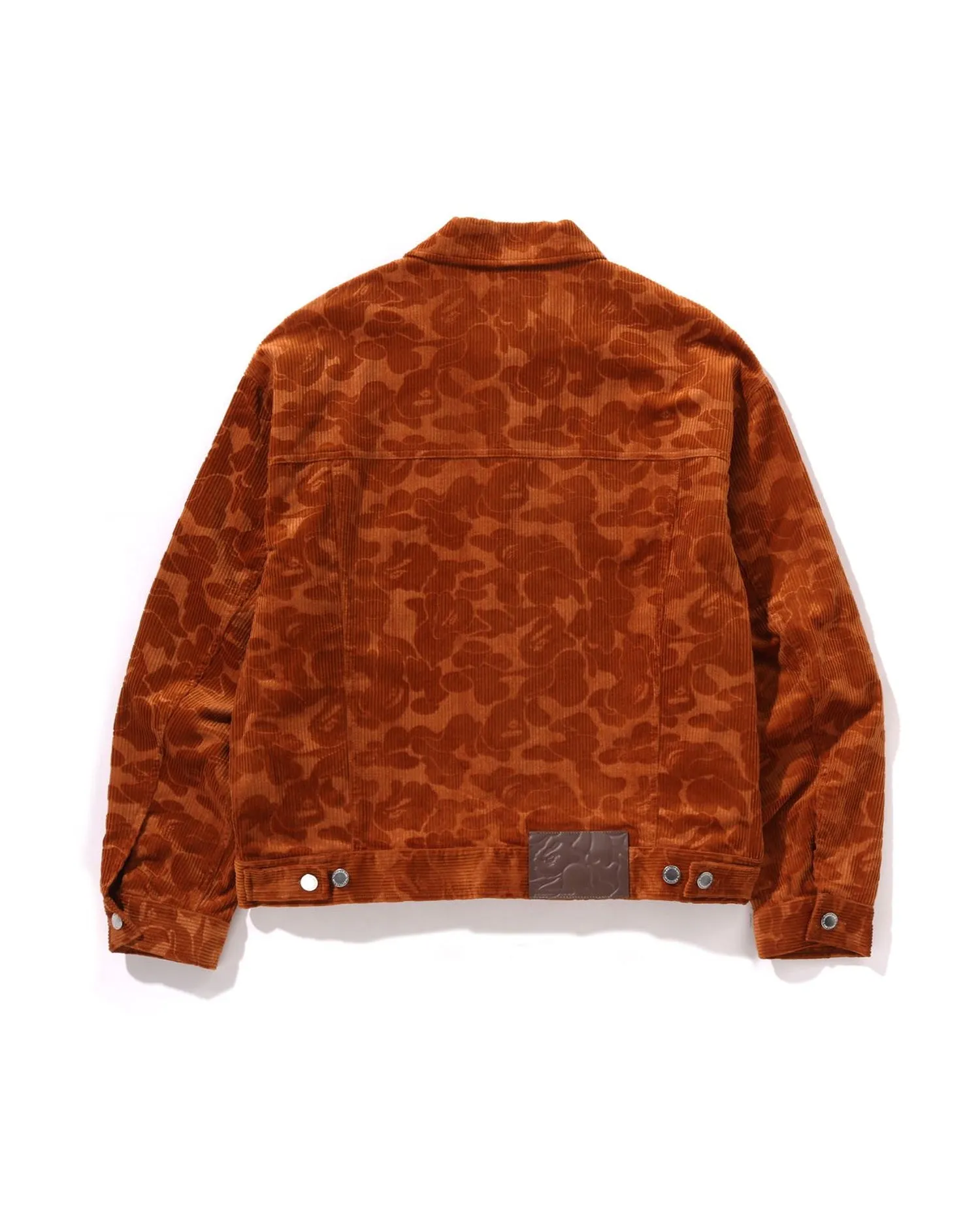 Solid Camo Corduroy Trucker Jacket