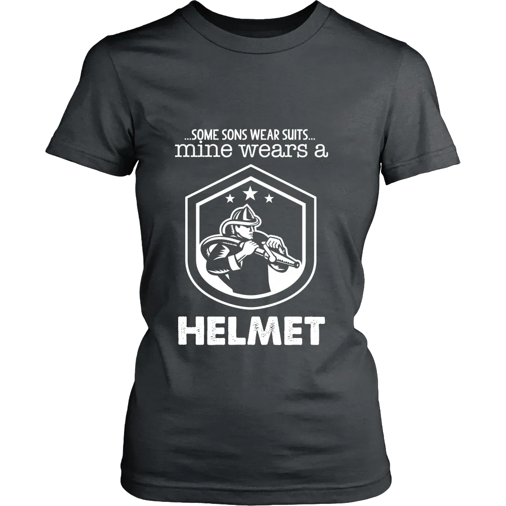 Some Sons Wear Suits Mine Wears a  Helmet (Women)