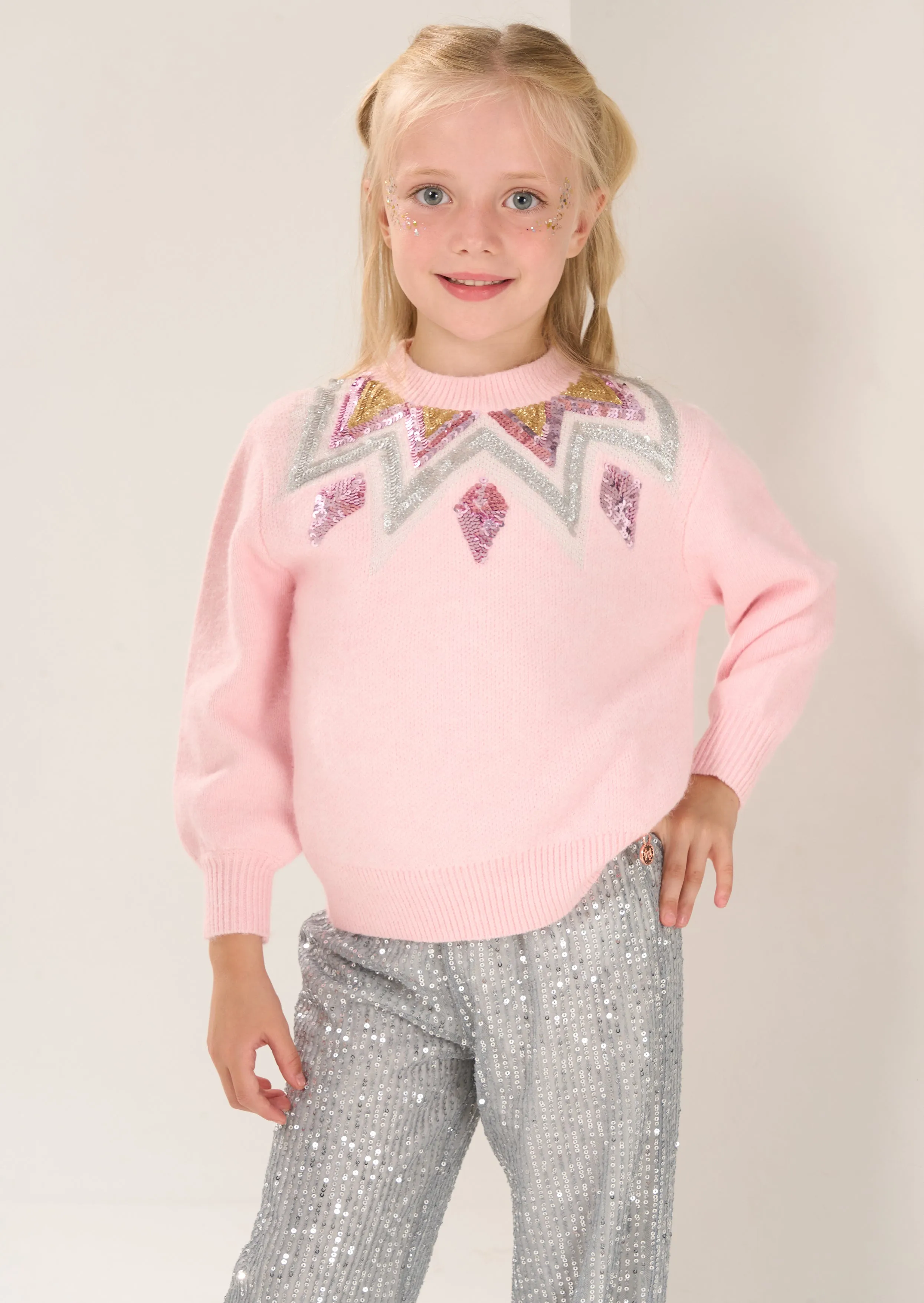 Sophie Sequin Fairisle Jumper