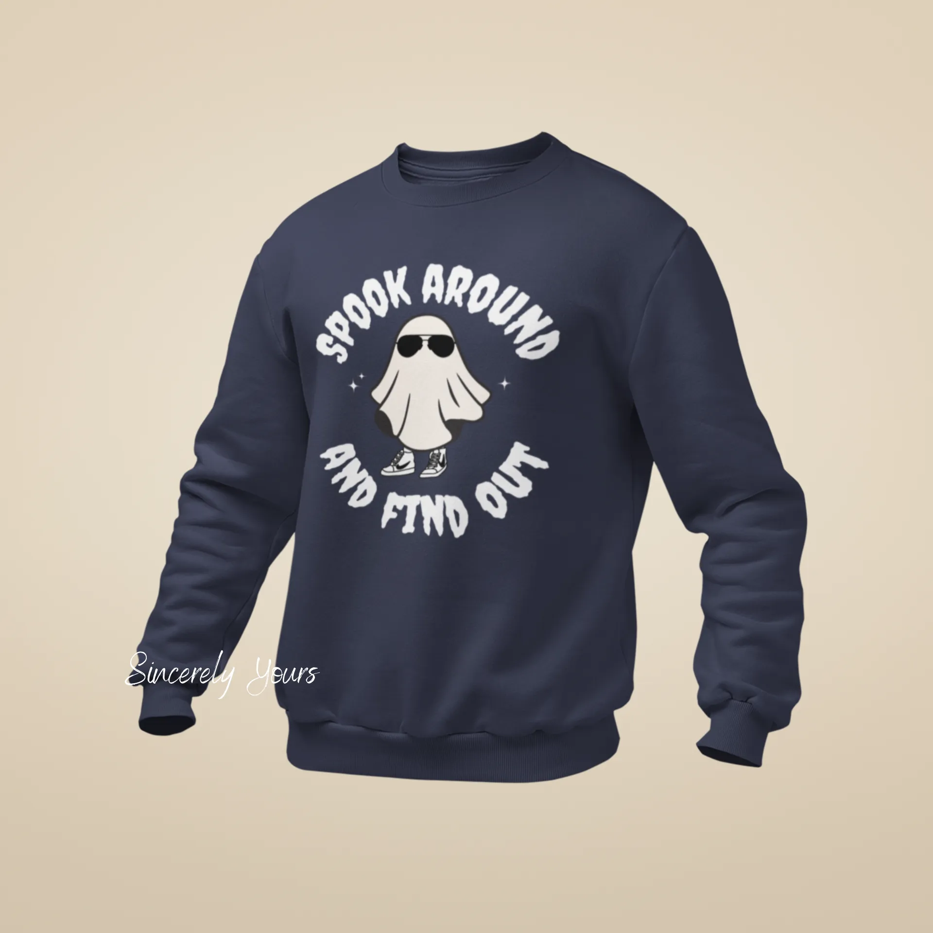 Spook Around and Find Out (Mens) Halloween Sweatshirt