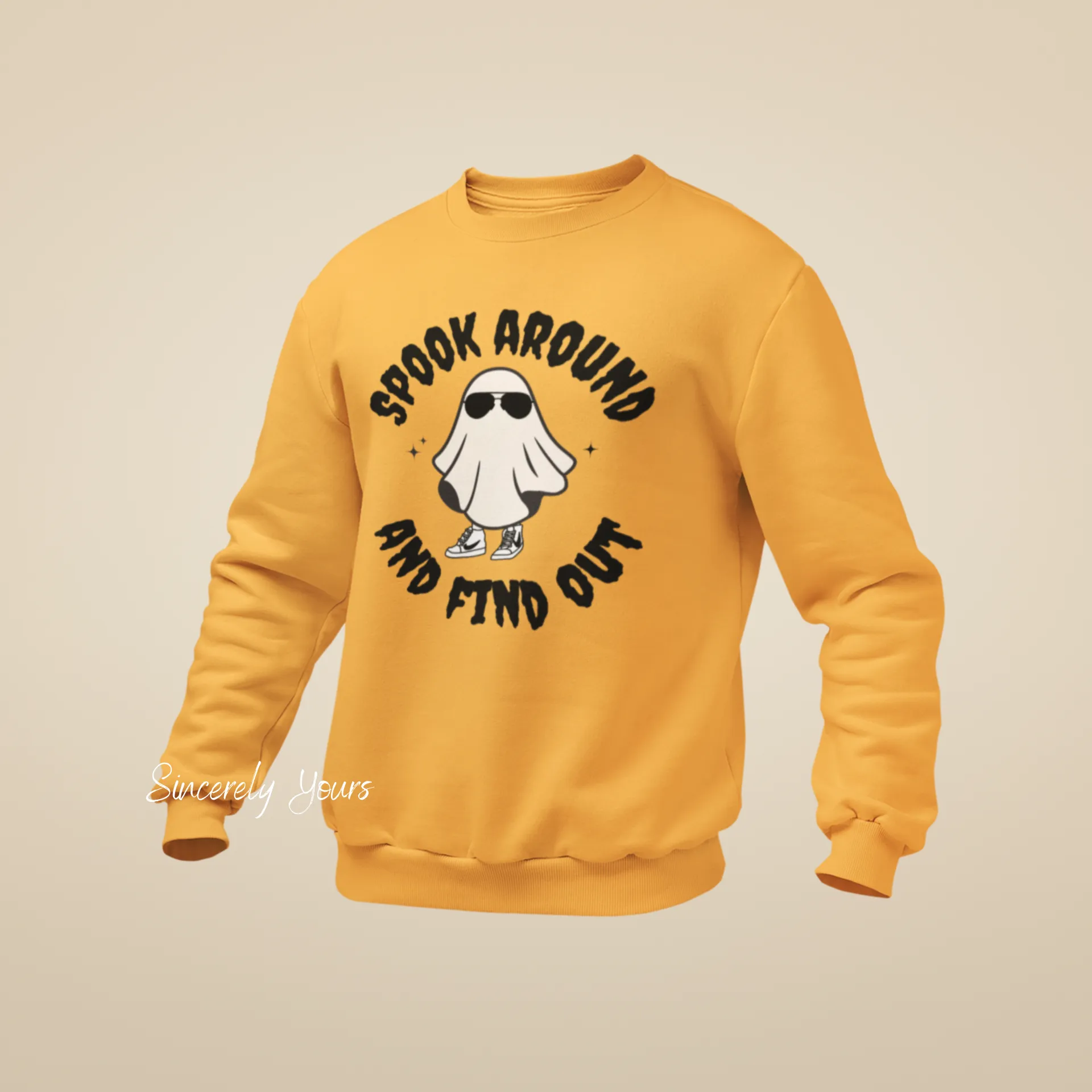 Spook Around and Find Out (Mens) Halloween Sweatshirt