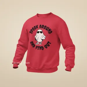 Spook Around and Find Out (Mens) Halloween Sweatshirt