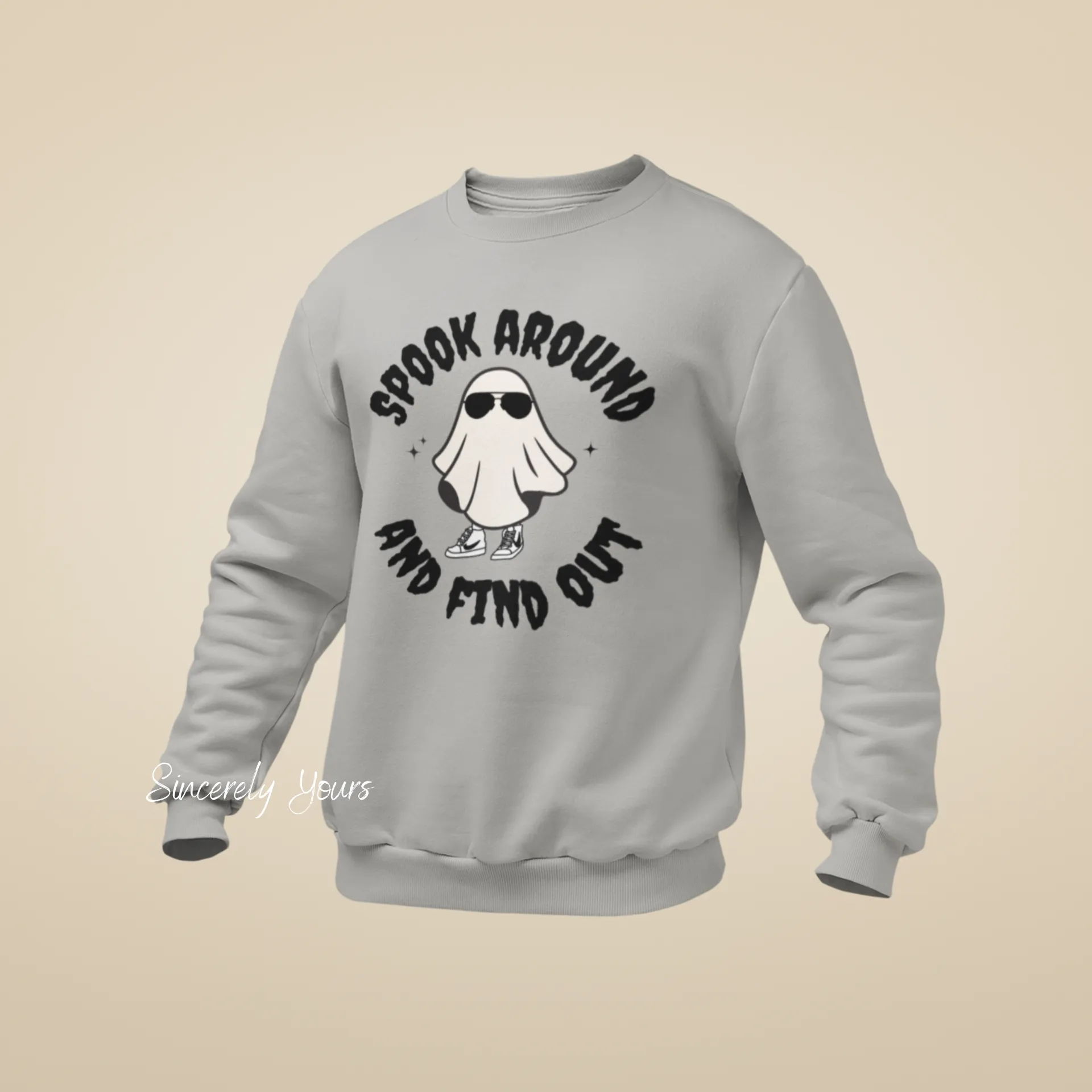 Spook Around and Find Out (Mens) Halloween Sweatshirt
