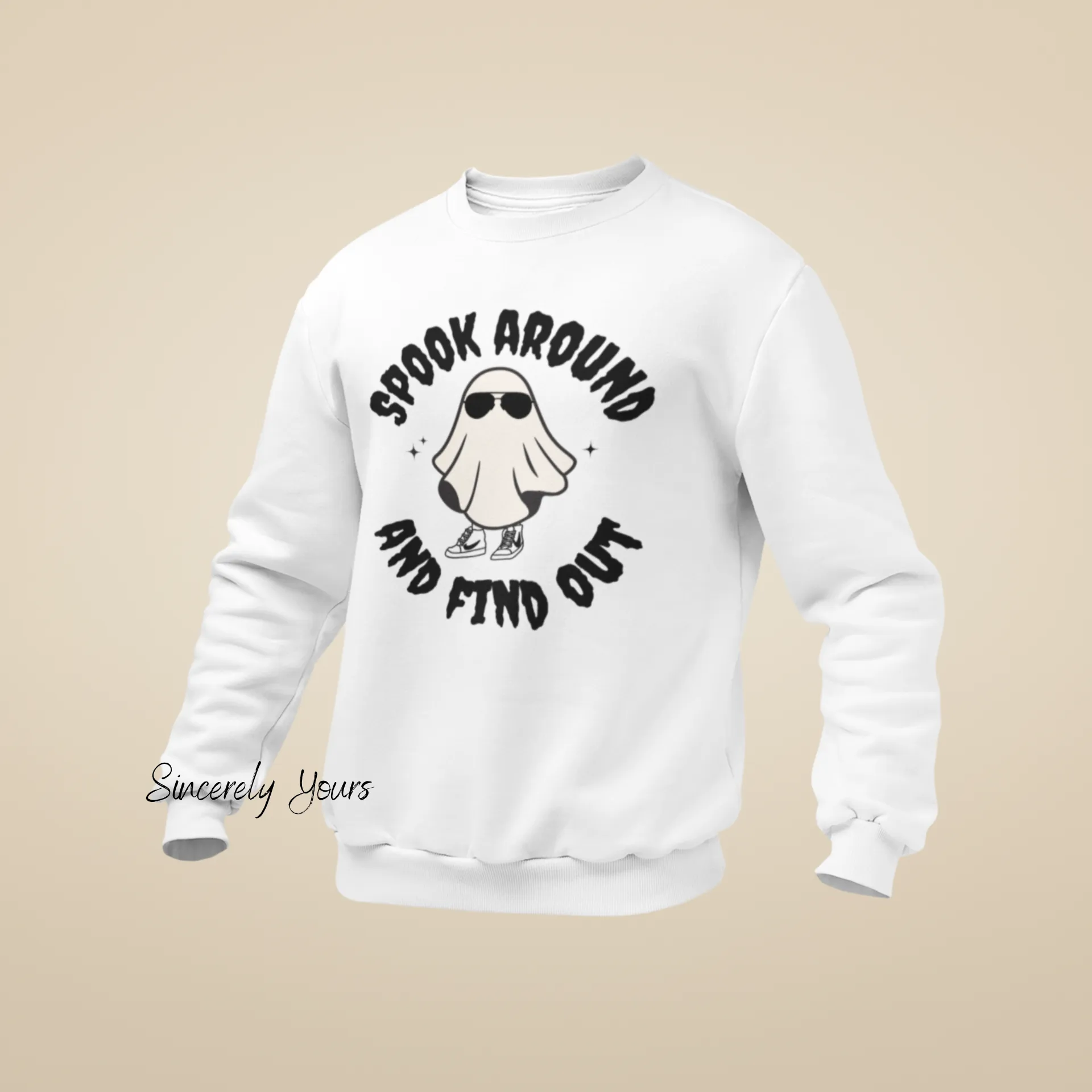 Spook Around and Find Out (Mens) Halloween Sweatshirt