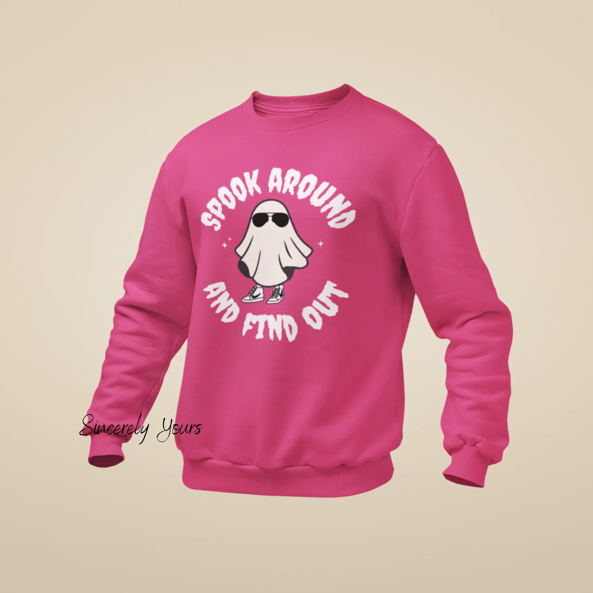 Spook Around and Find Out (Mens) Halloween Sweatshirt
