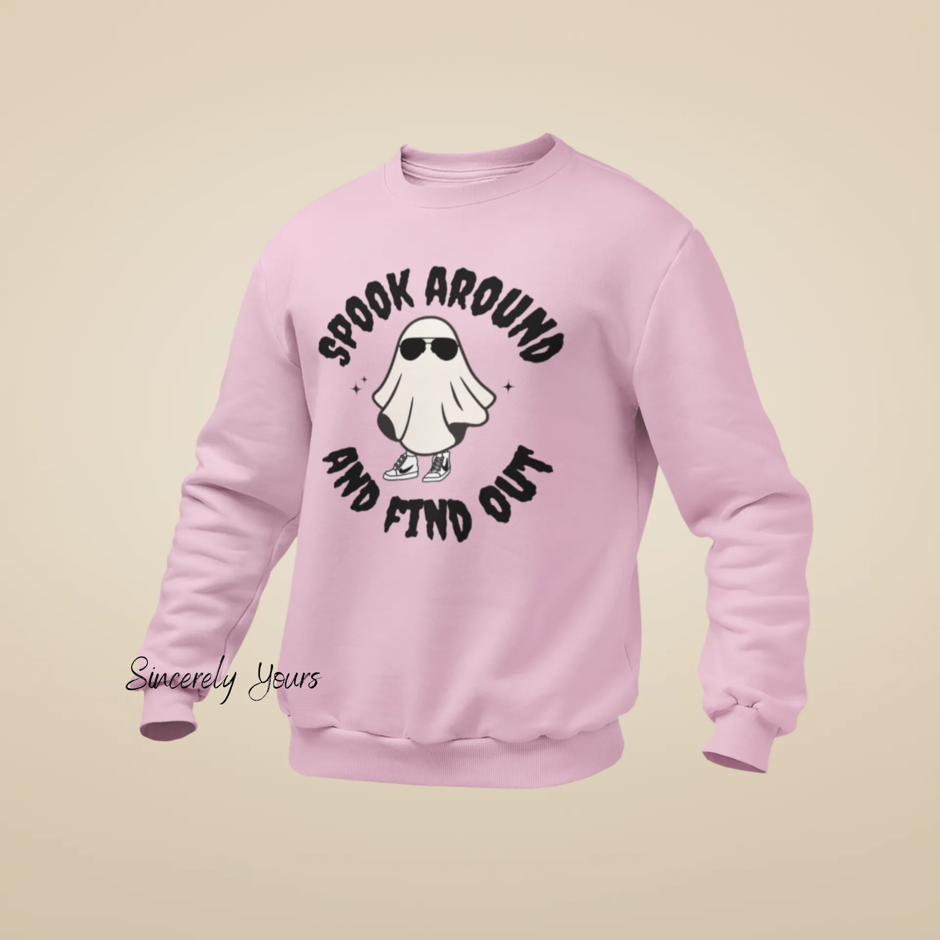 Spook Around and Find Out (Mens) Halloween Sweatshirt
