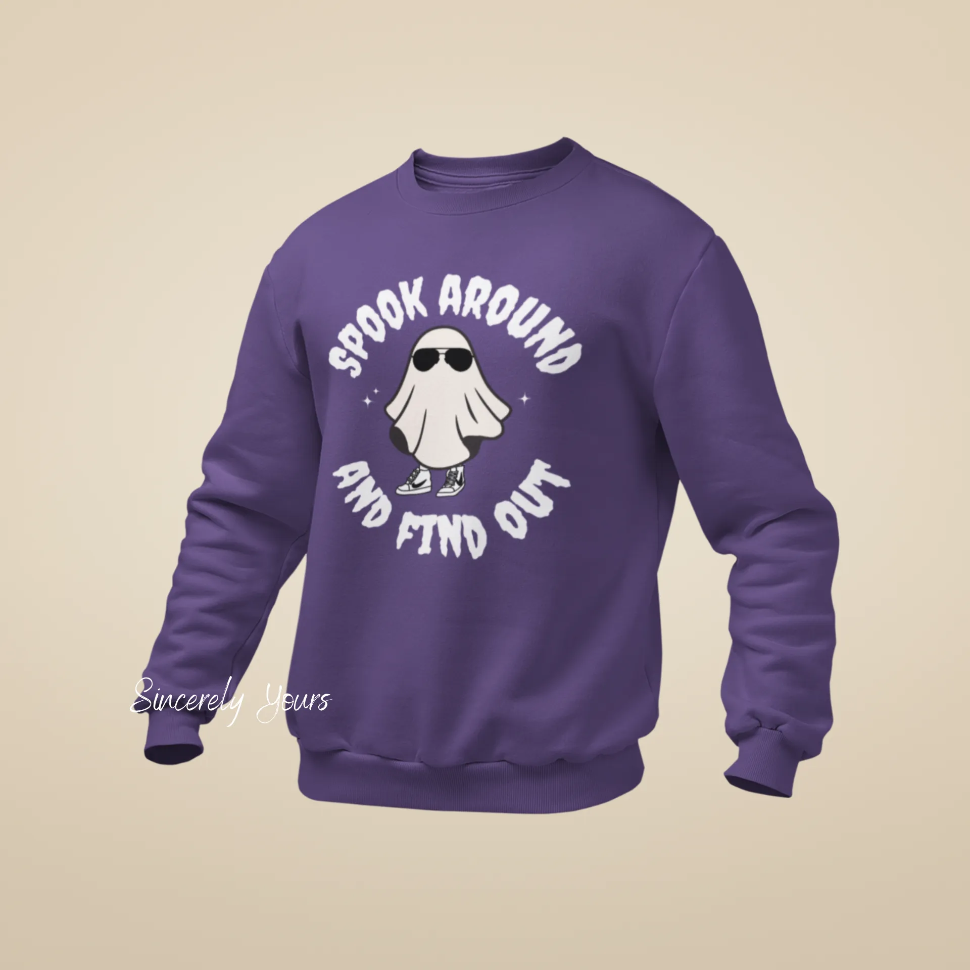 Spook Around and Find Out (Mens) Halloween Sweatshirt