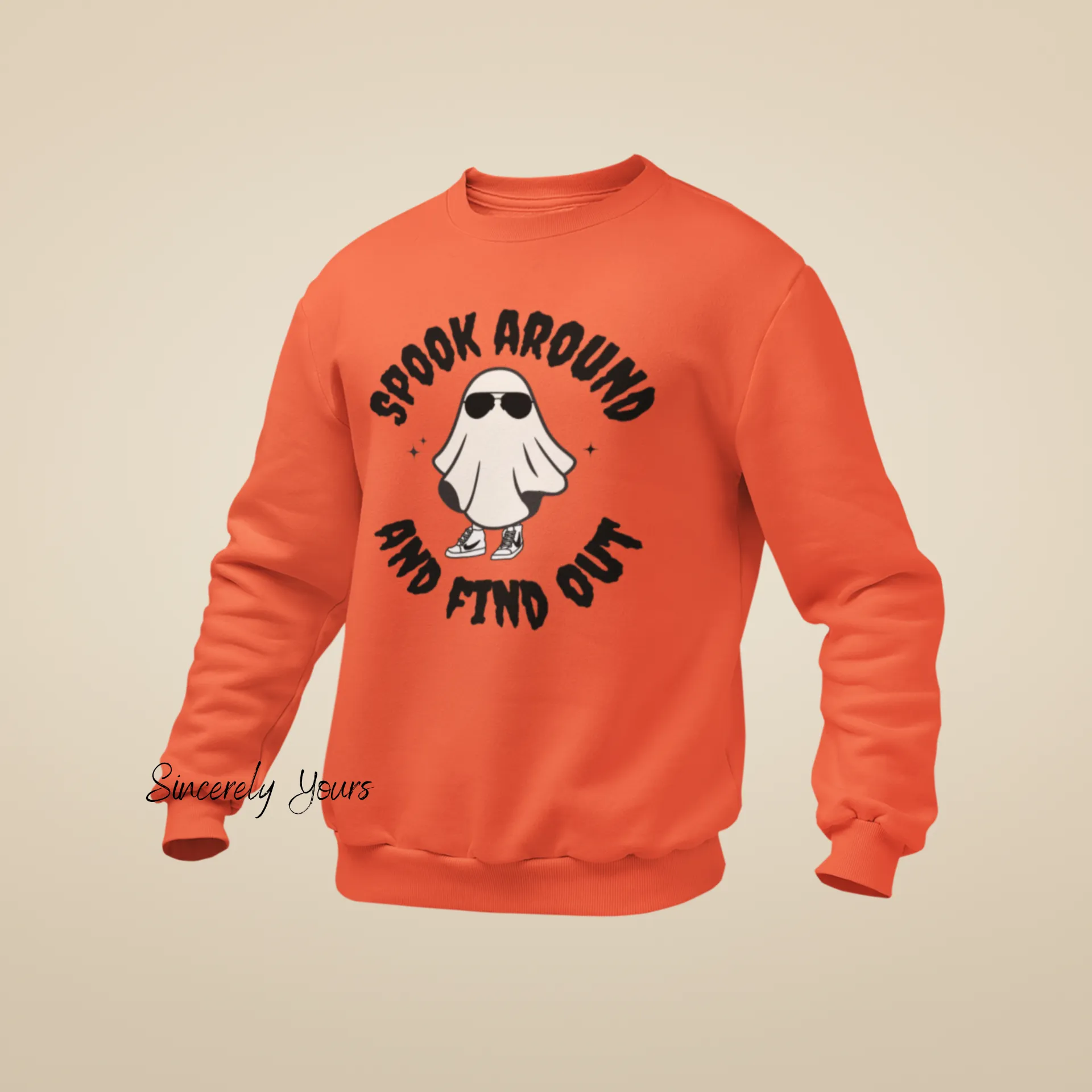 Spook Around and Find Out (Mens) Halloween Sweatshirt