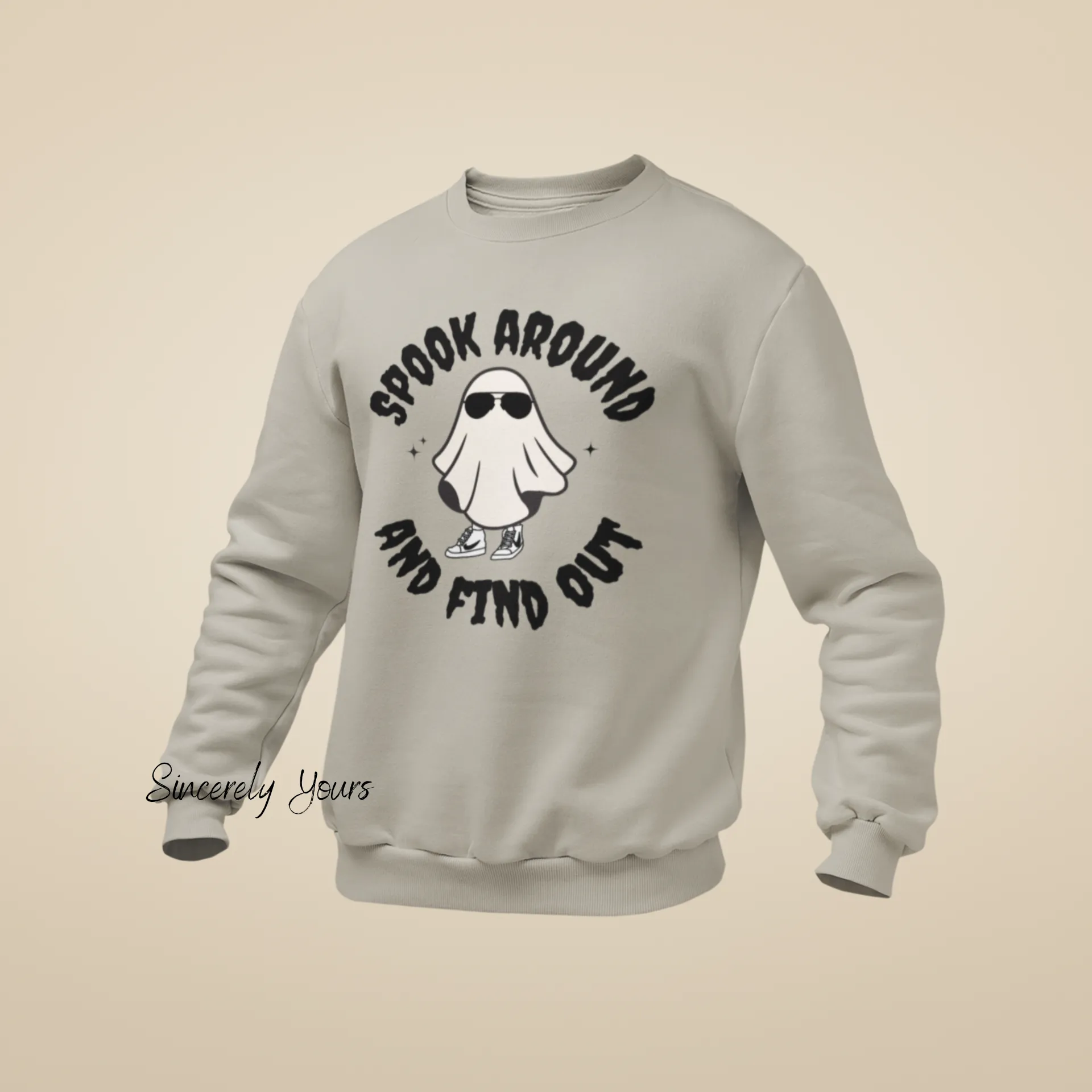 Spook Around and Find Out (Mens) Halloween Sweatshirt