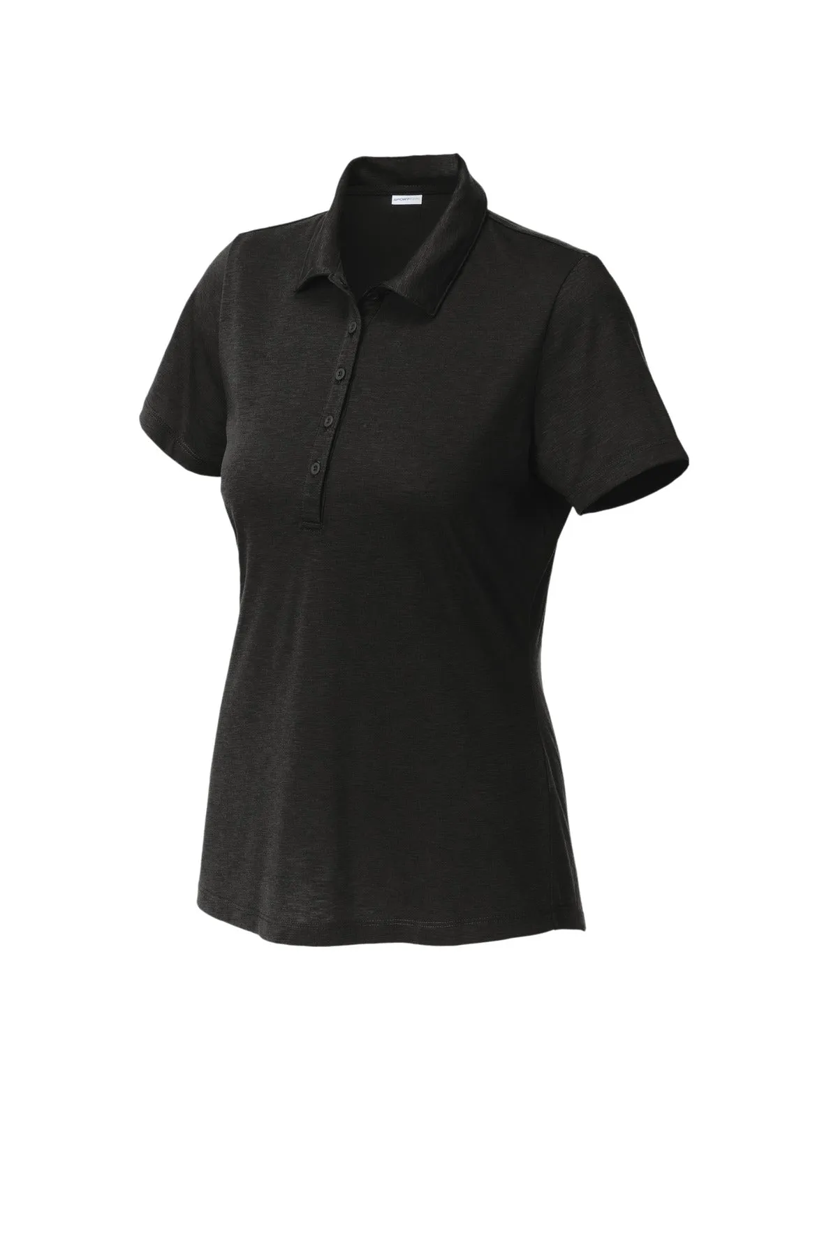 Sport-Tek Women's PosiCharge Strive Polo. LST530 Black